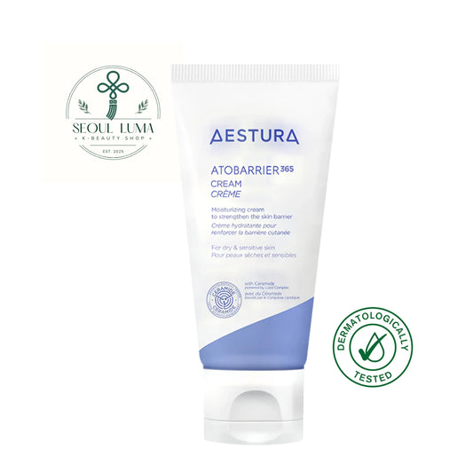 Aestura ATOBARRIER365 Cream with visible ceramide capsules for 120-hour hydration and skin barrier repair for dry, sensitive skin