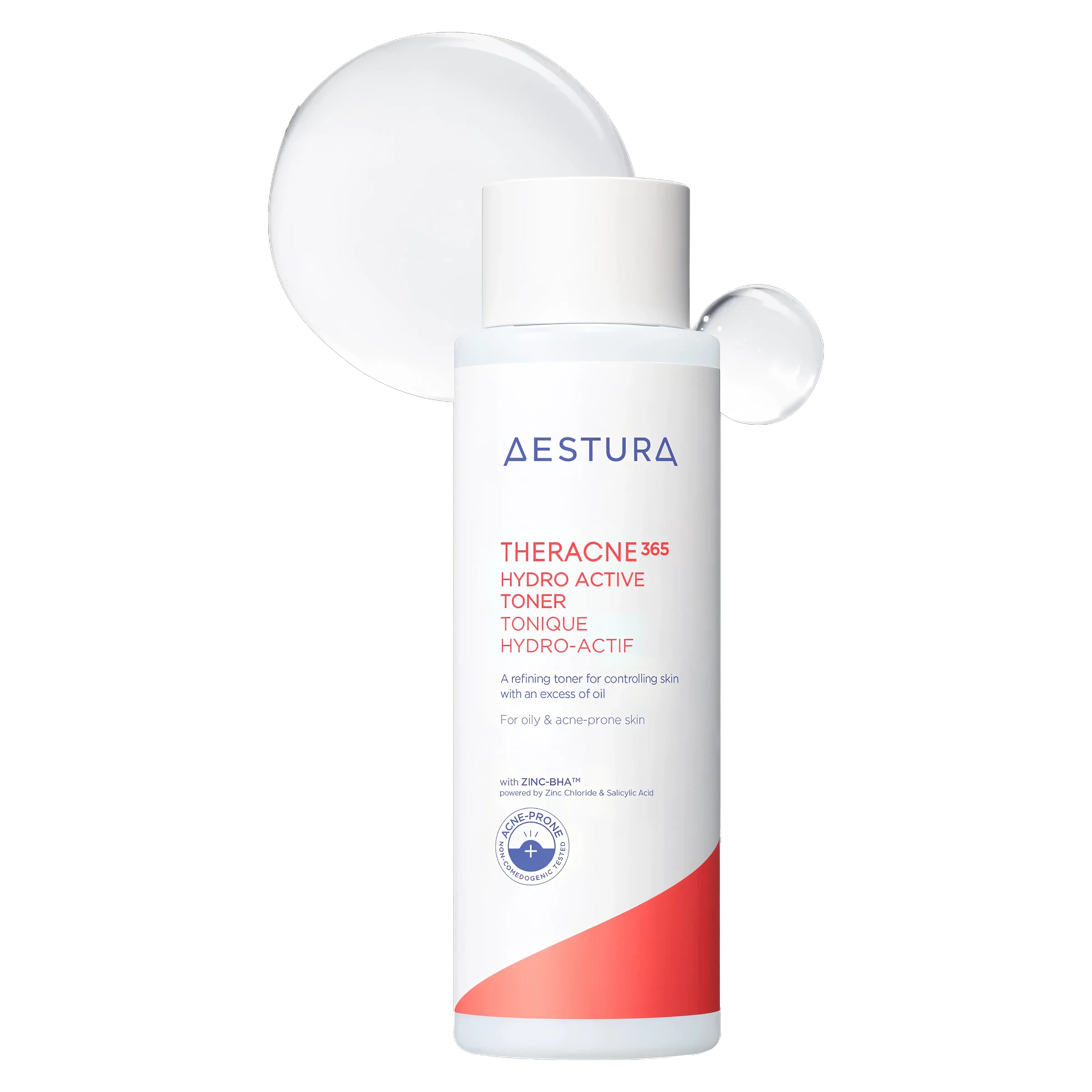 AESTURA Theracne 365 Hydro Active Toner 200ml. A hydrating and pore-clearing toner for oily, dehydrated, and breakout-prone skin.