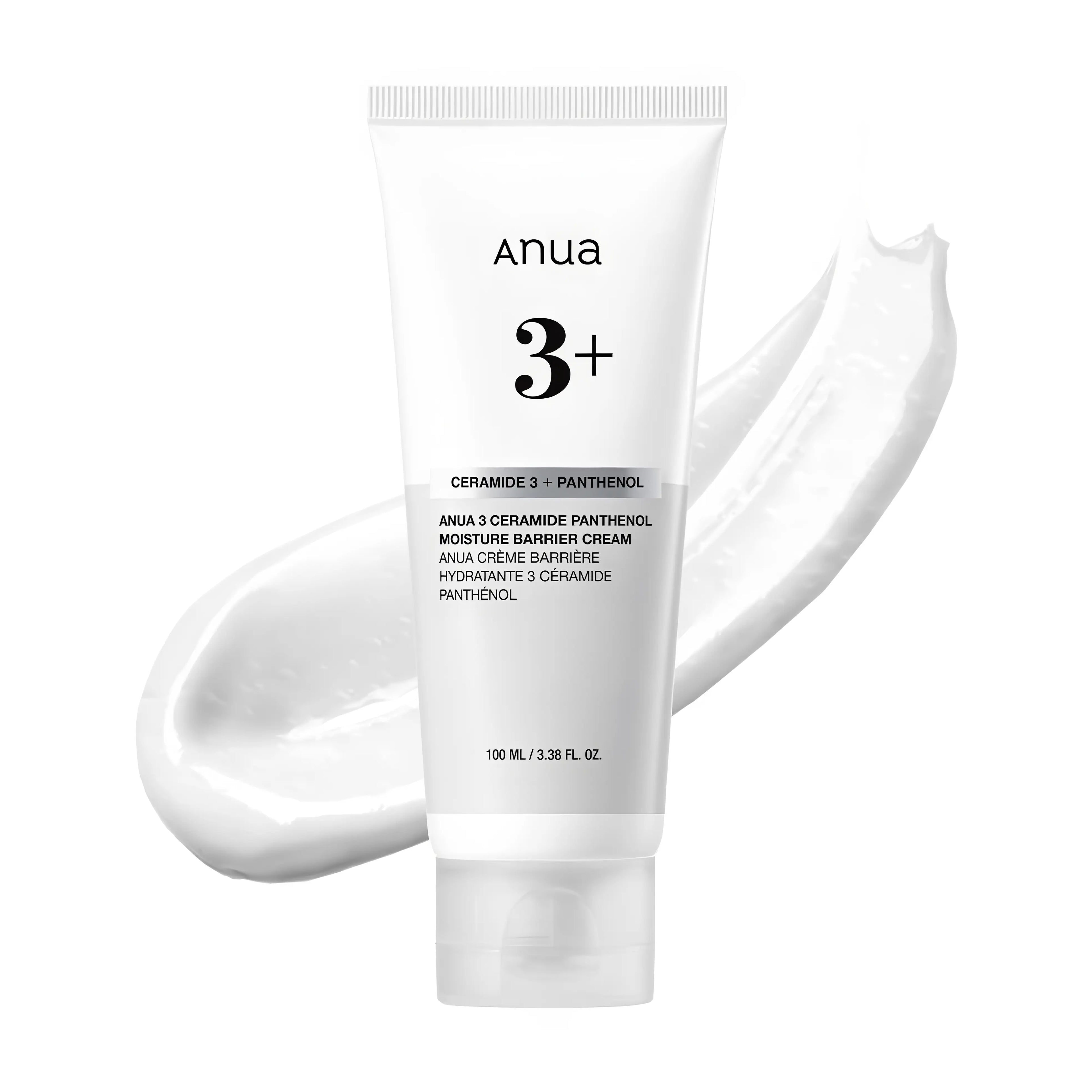 Anua 3 Ceramide Panthenol Moisture Barrier Cream 100ml - 48-hour deep hydration and barrier repair for dry skin. Shop now.