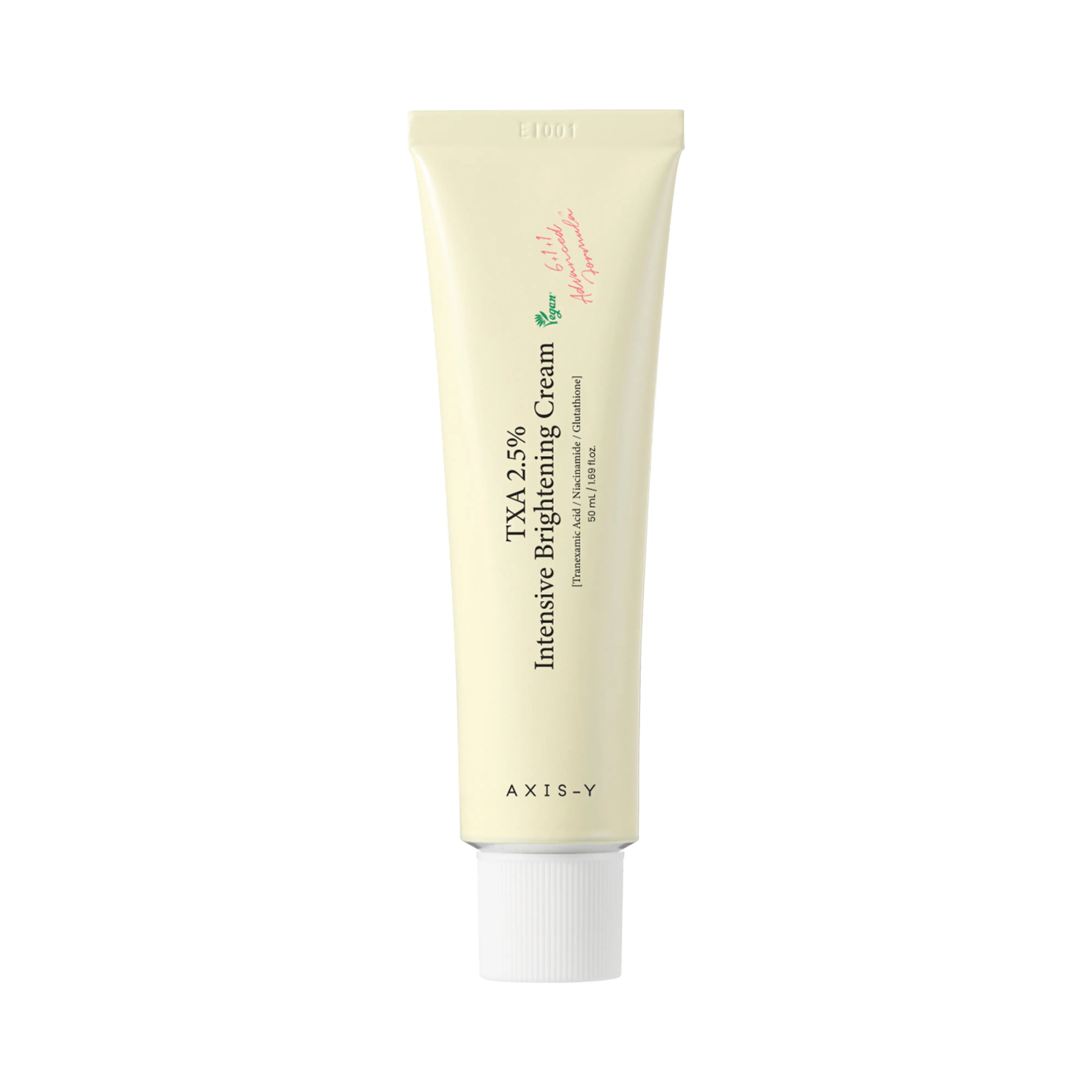 AXIS-Y TXA 2.5% Intensive Brightening Cream 50ml. K-beauty brightening cream with Tranexamic Acid and Niacinamide