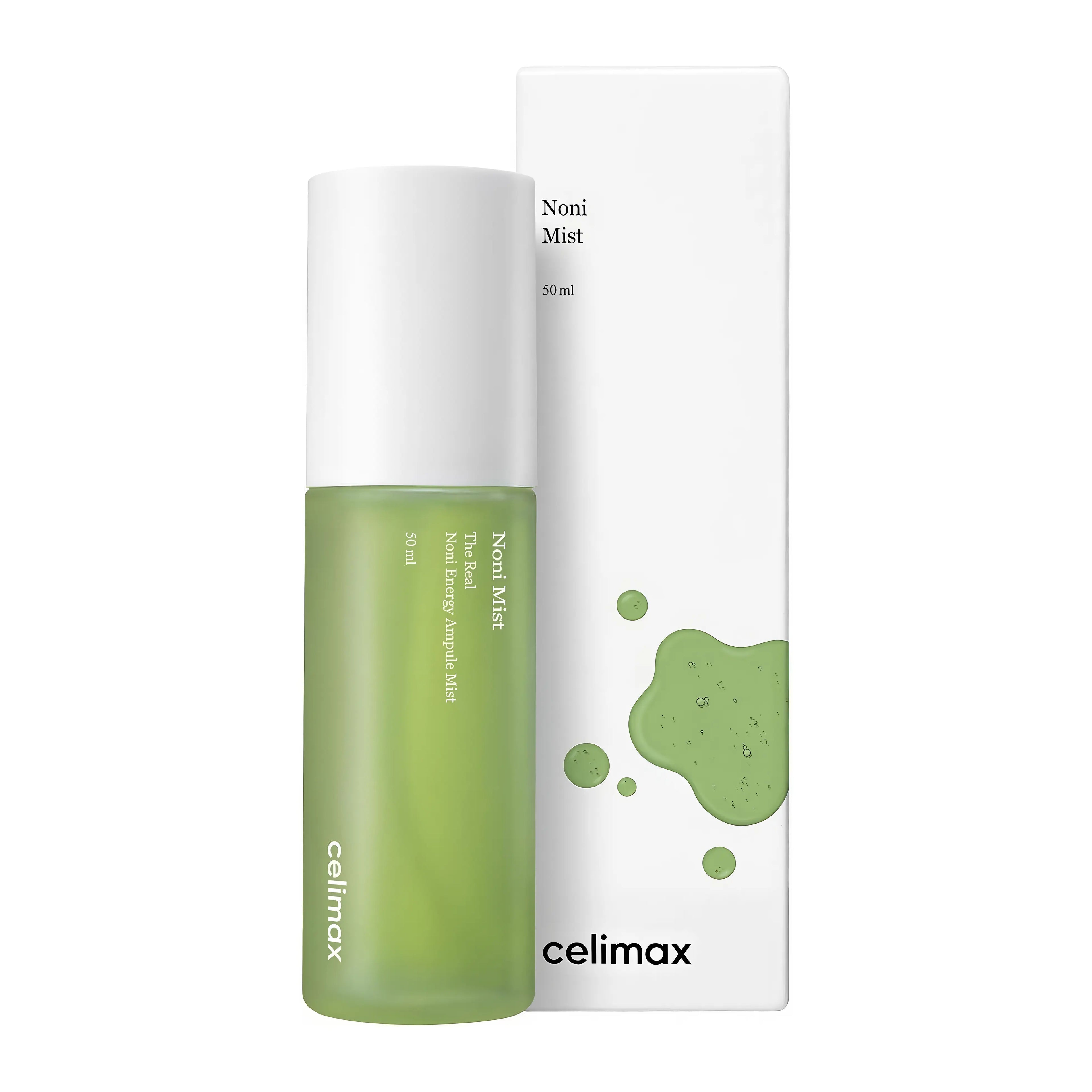 CELIMAX The Real Noni Energy Ampoule Mist 50 ml for dry and fatigued skin, hydrating mist with noni extract to refresh, soothe, and revitalize skin while boosting moisture and radiance