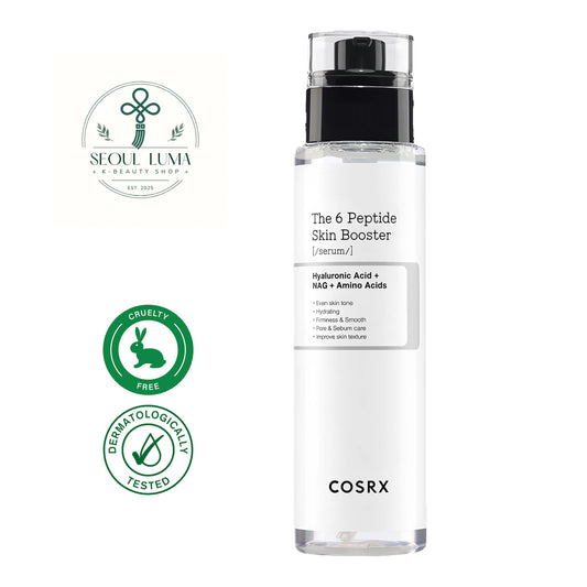 COSRX The 6 Peptide Skin Booster Serum 150ml - Multi-peptide first step serum for pores firmness fine lines and overall skin boost
