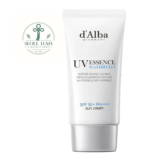 d’Alba Waterfull Essence Sun Cream SPF50+ PA++++ (50ml). A premium vegan sunscreen with white truffle extract that absorbs like a hydrating essence without white cast