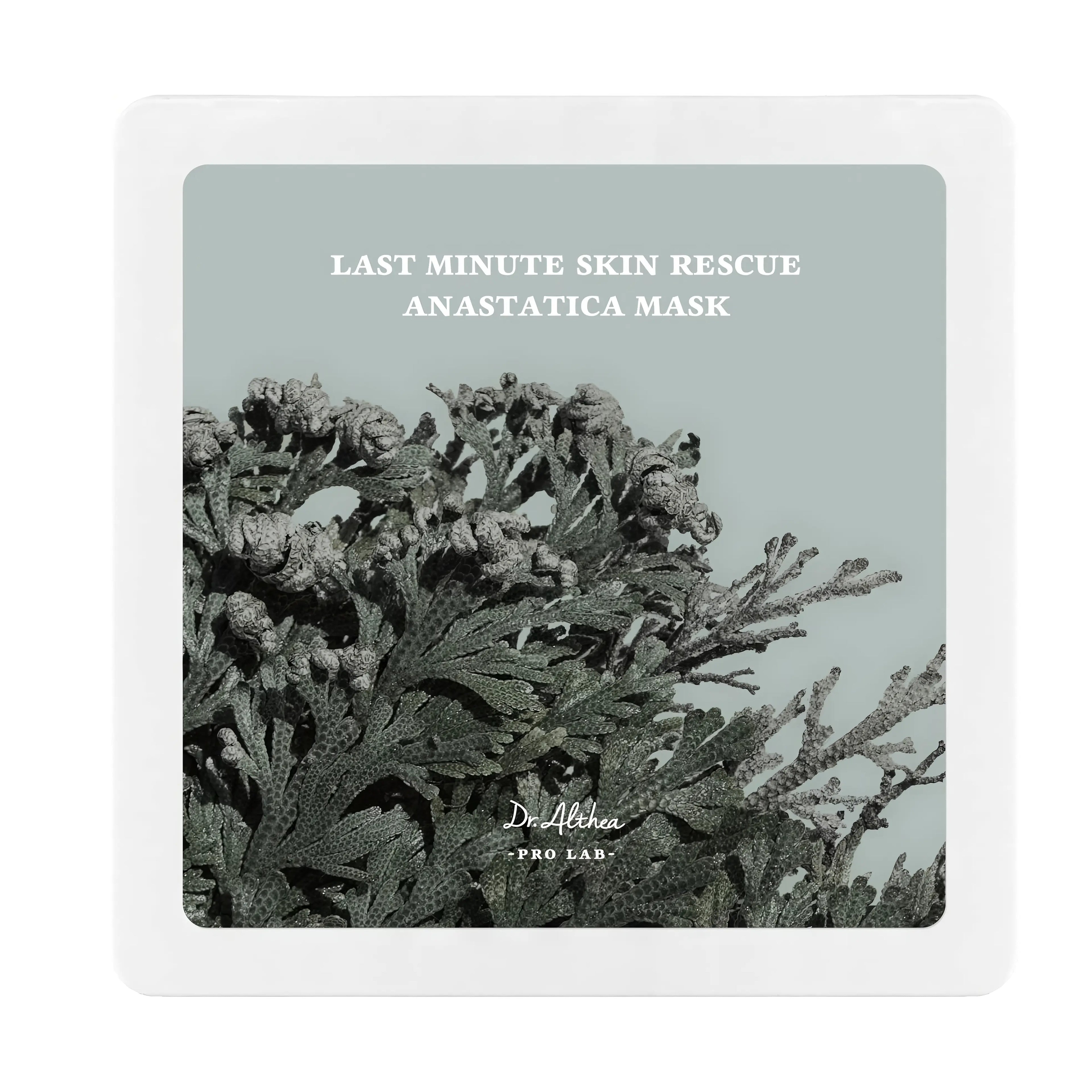 DR.ALTHEA Last Minute Skin Rescue Rehmannia Mask 30 sheets for stressed and sensitive skin, soothing sheet mask with rehmannia extract to calm irritation, hydrate, and restore skin vitality