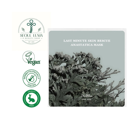 DR. ALTHEA Last Minute Skin Rescue Rehmannia Mask 30 sheets with rehmannia root extract, hyaluronic acid, and ceramides for emergency hydration