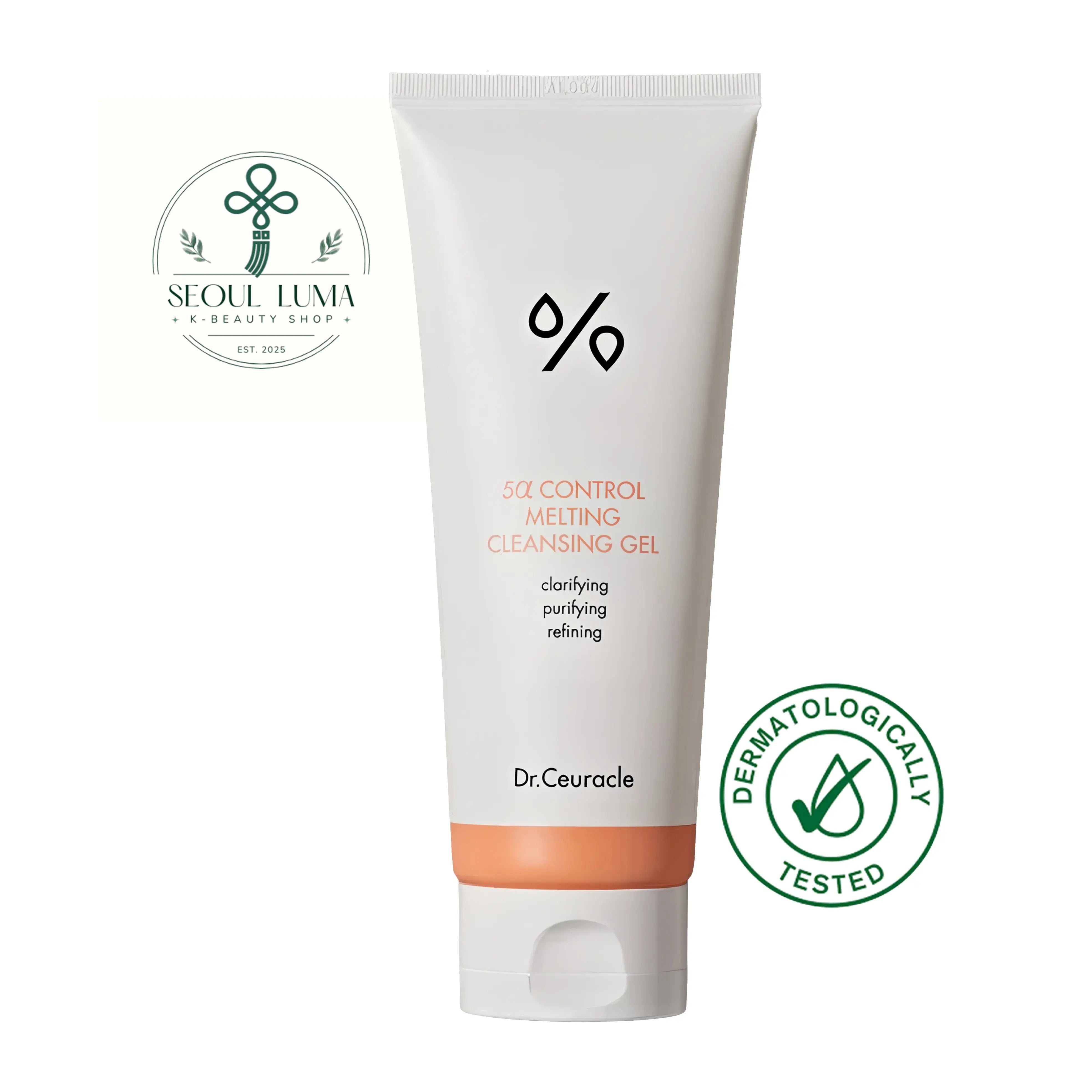 Dr. Ceuracle 5α Control Melting Cleansing Gel - gel-to-oil cleanser with Sepicontrol A5 that melts makeup and controls excess sebum