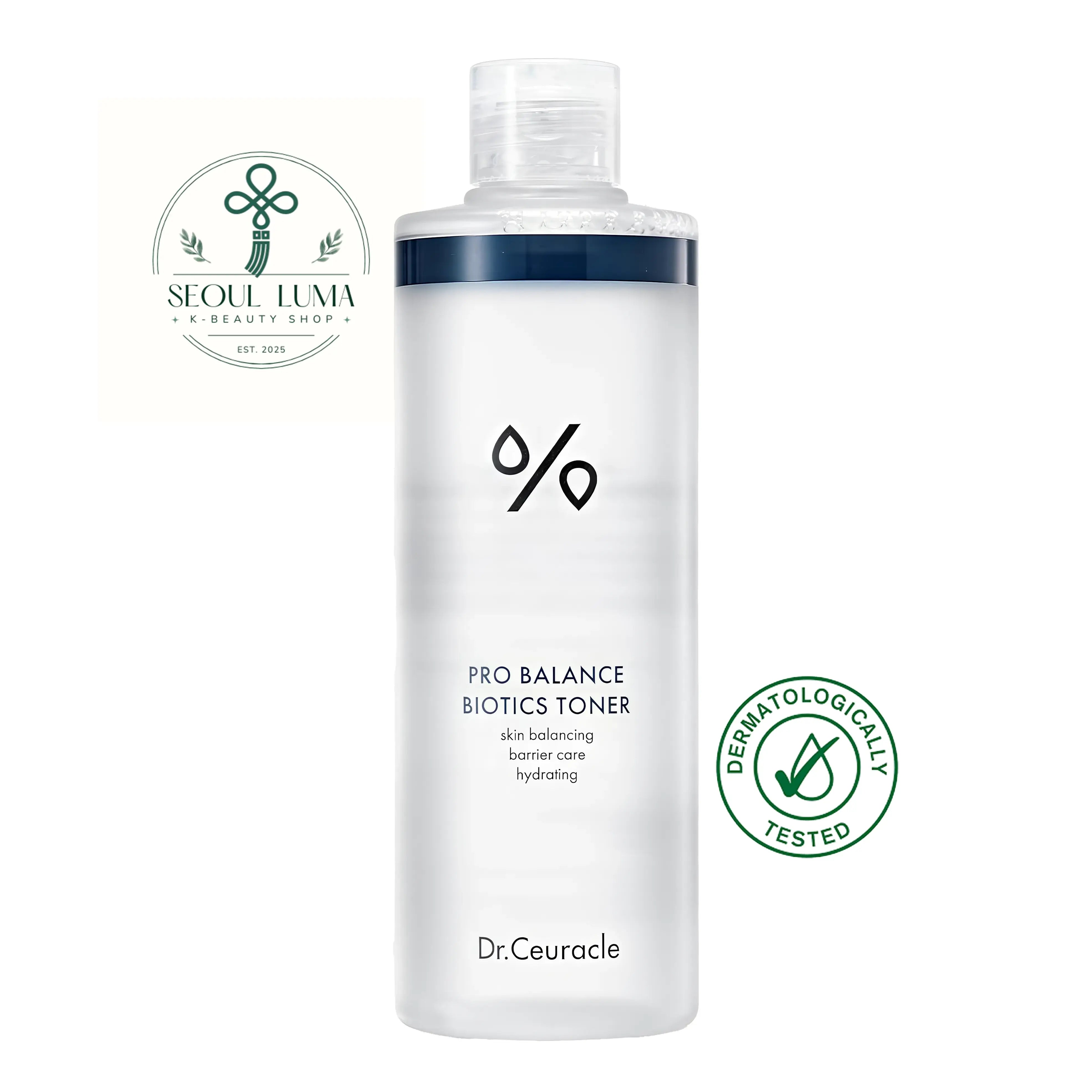 Dr. Ceuracle Pro Balance Biotics Toner - gentle probiotic toner that balances skin's pH and supports healthy microbiome for all skin types