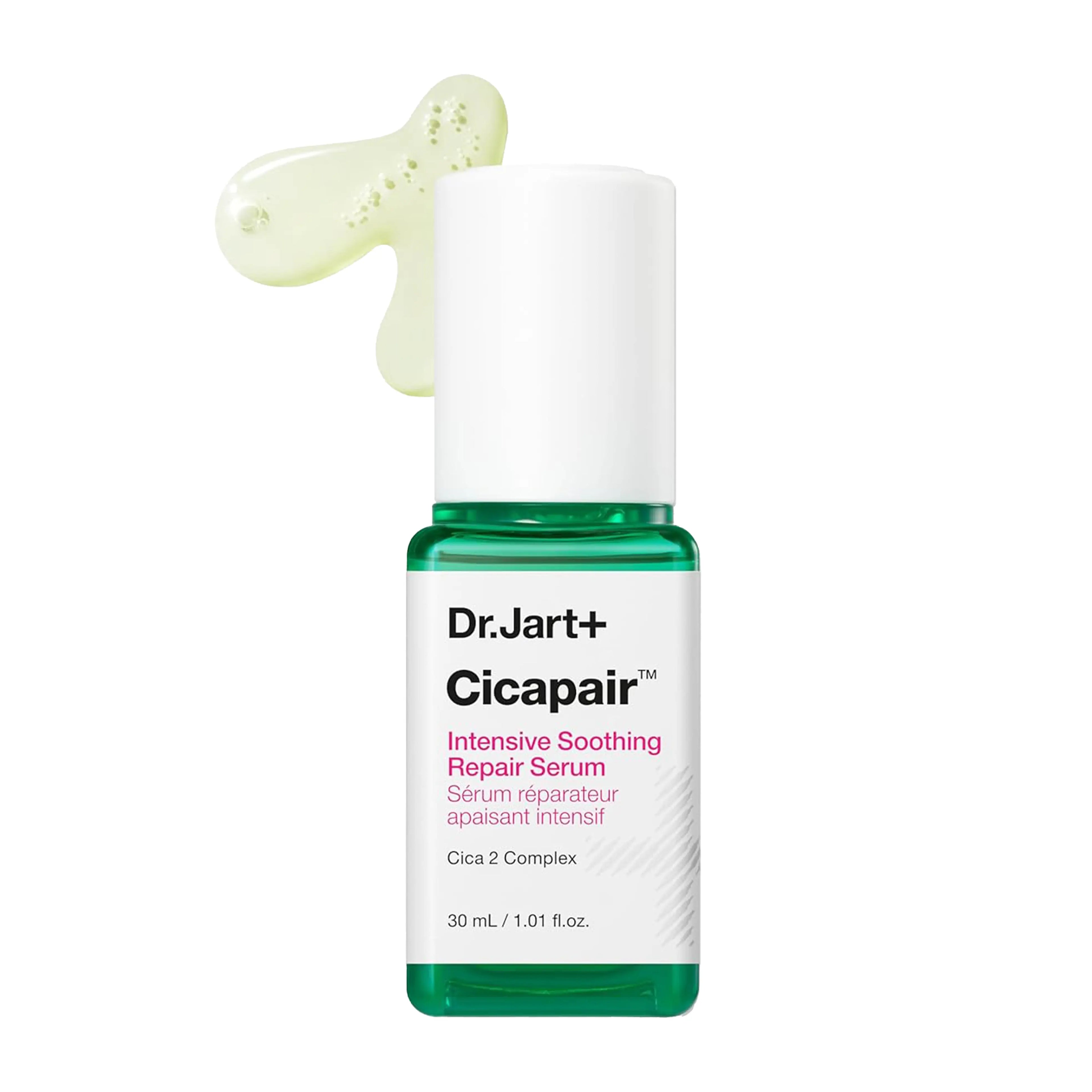 Dr.Jart+ Cicapair Intensive Soothing Repair Serum 30ml. K-beauty redness relief serum with Cica Complex and Allantoin for sensitive skin