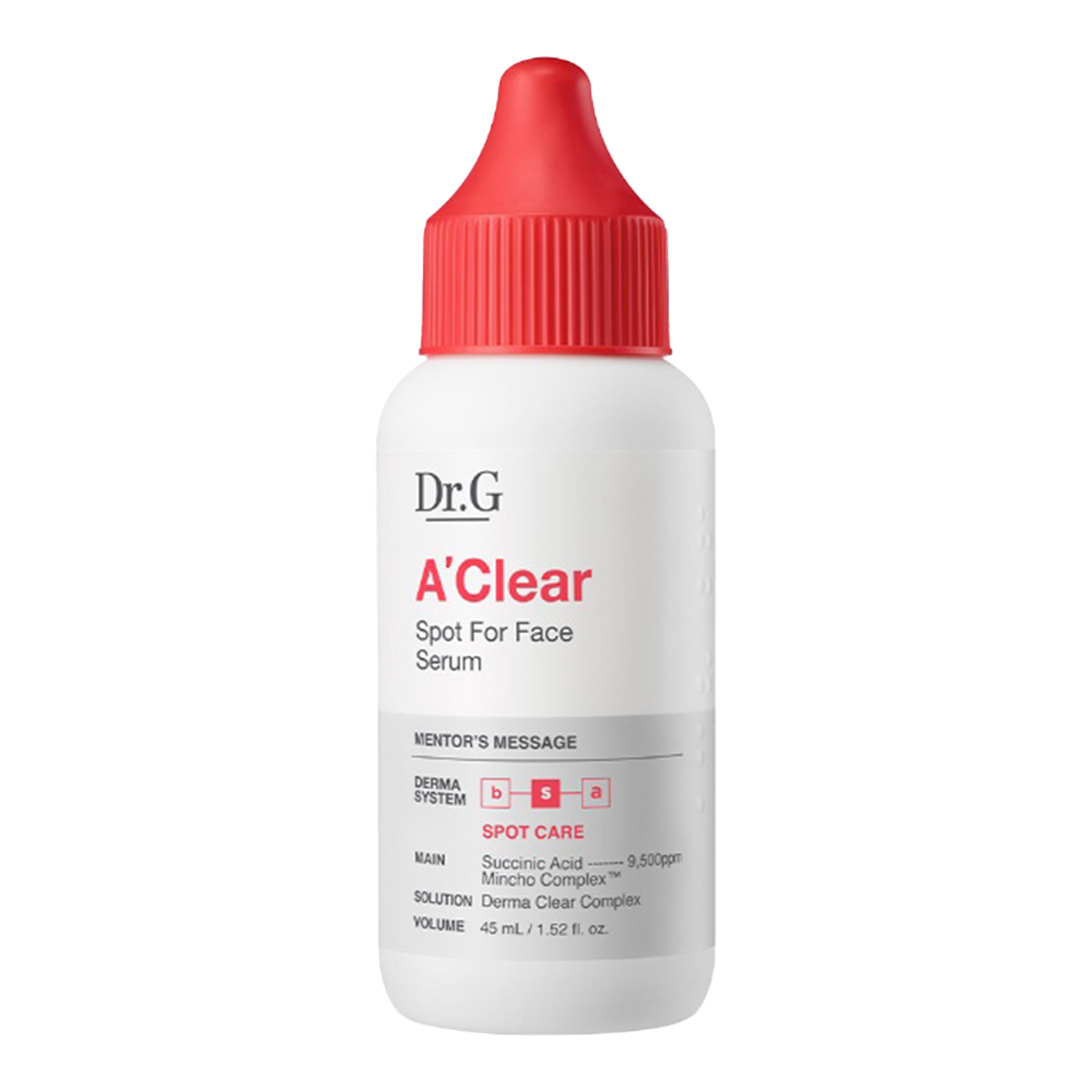 Dr.G A'Clear Spot for Face Serum 45ml acne serum for sebum control and troubled skin calming