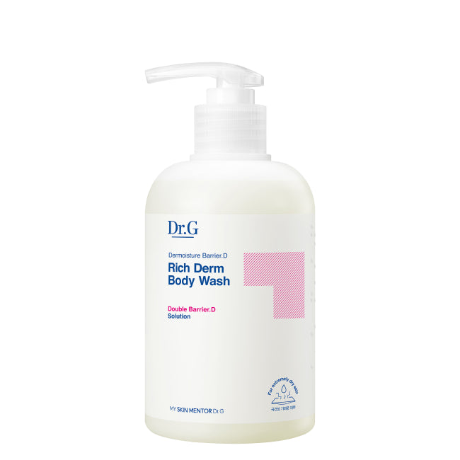 Dr.G BarrierD Rich Derm Body Wash 400ml rich moisturizing body wash designed to repair skin barrier deeply hydrate very dry skin and prevent post shower dryness