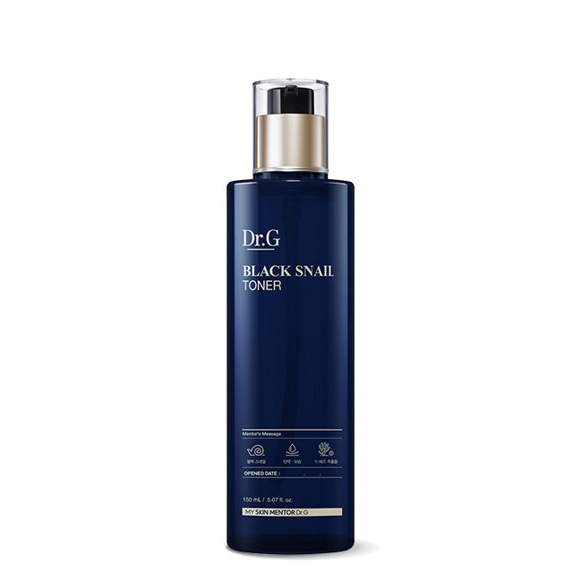 Dr.G Black Snail Toner 150ml Korean nourishing toner with black snail elasticity care for dry mature skin and glow hydration