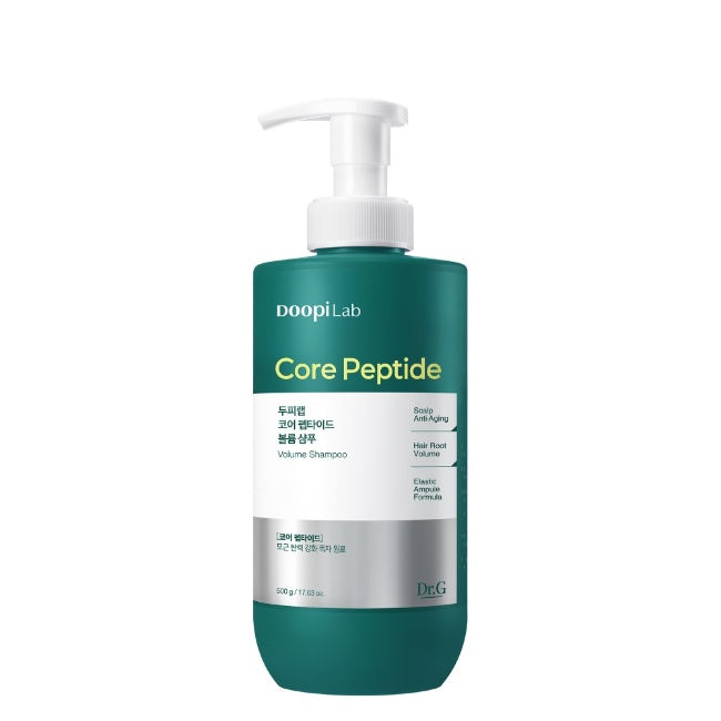 Dr.G Core Peptide Volume Shampoo 500g volumizing shampoo that strengthens roots and boosts airy hair volume
