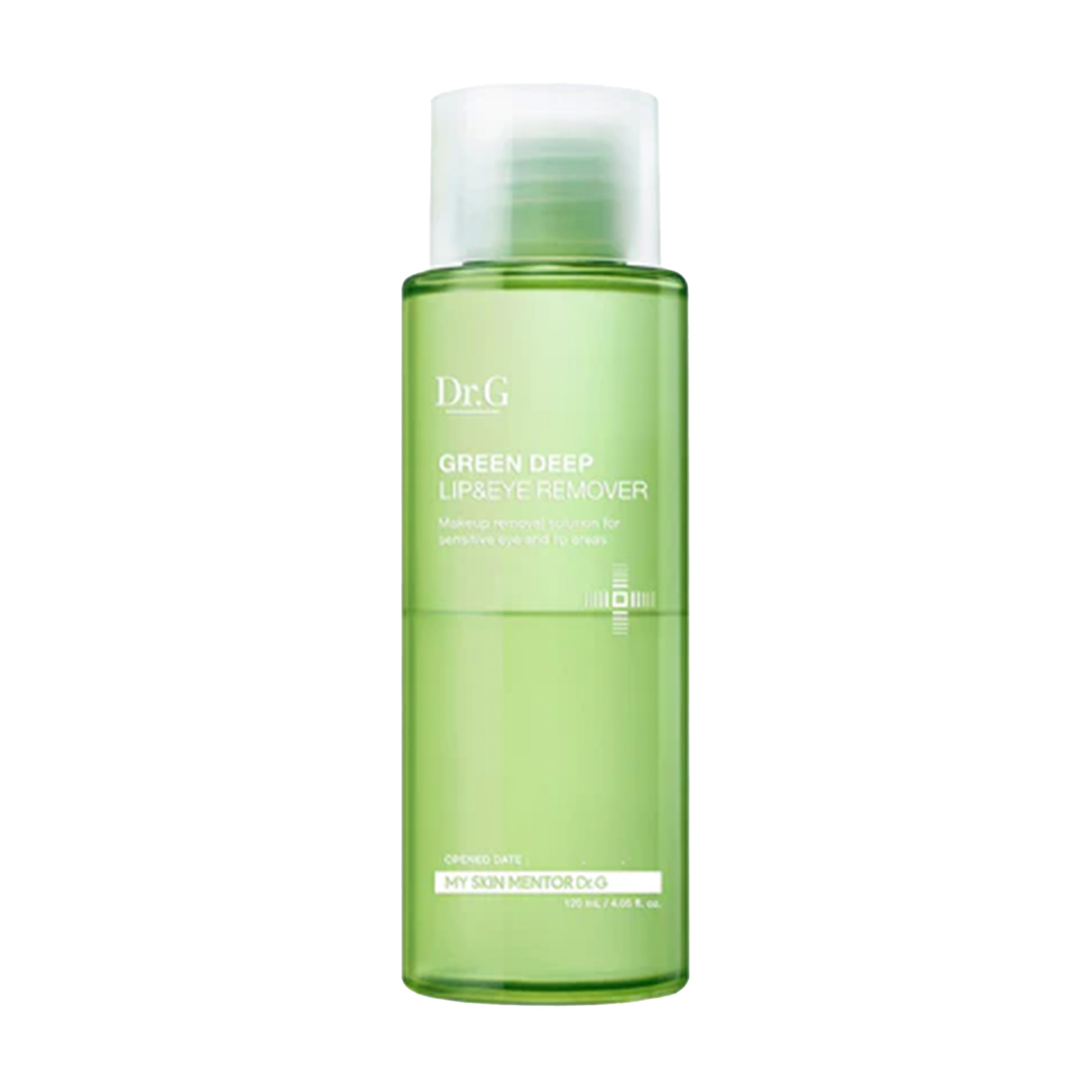 Dr.G Green Deep Lip and Eye Remover 120ml gentle waterproof makeup remover for sensitive eye and lip areas