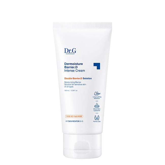 Dr.G Moisture Barrier Intense Cream 100ml rich moisturizer designed to deeply hydrate dry skin repair barrier and prevent moisture loss