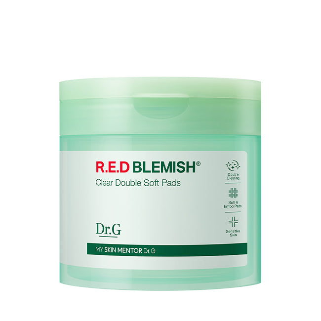 Dr.G Red Blemish Clear Double Gel Pad 60 Pads cooling gel toner pad for sensitive skin hydration and redness relief