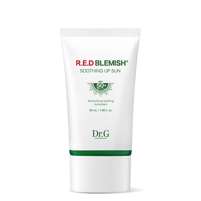 Dr.G Red Blemish Soothing Up Sun 50ml SPF50+ PA++++ Korean sunscreen for sensitive redness-prone skin with hydrating Cica UV protection