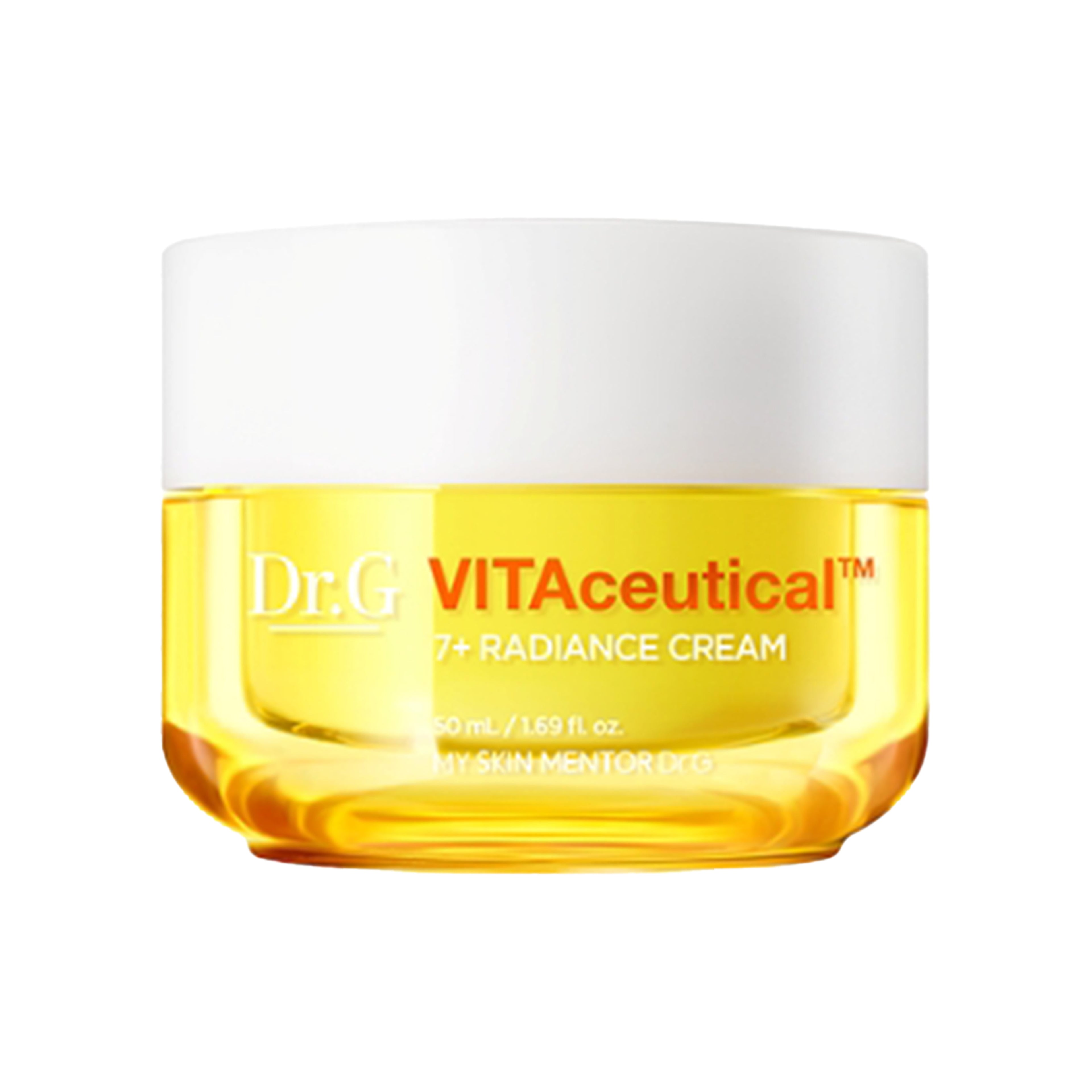 Dr.G Vitaceutical 7 Plus Radiance Cream 50ml brightening cream that improves uneven tone boosts glow and hydrates skin