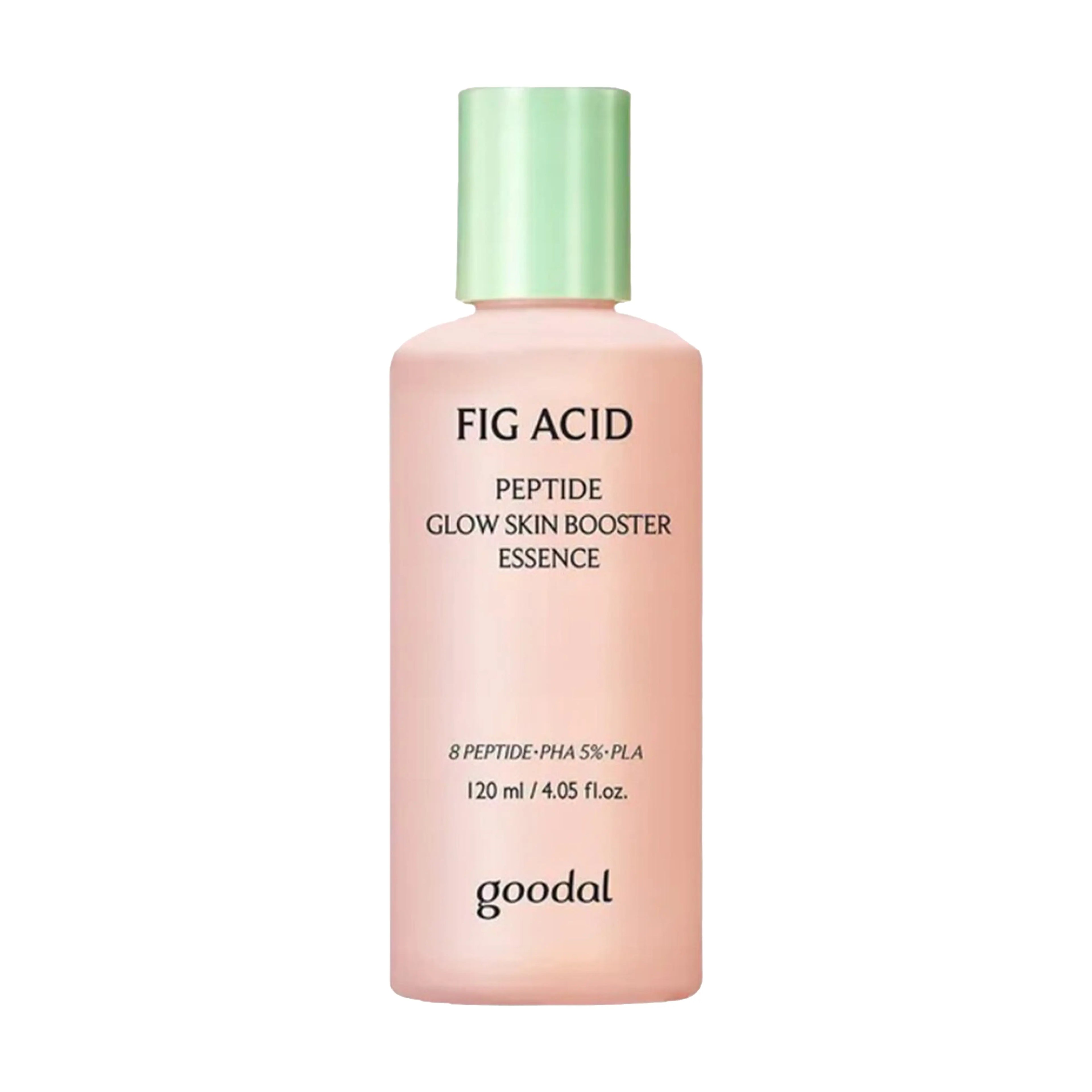 goodal Fig Acid Peptide Skin Booster Shot Essence 120ml for rough texture, dull skin, and smooth glow care