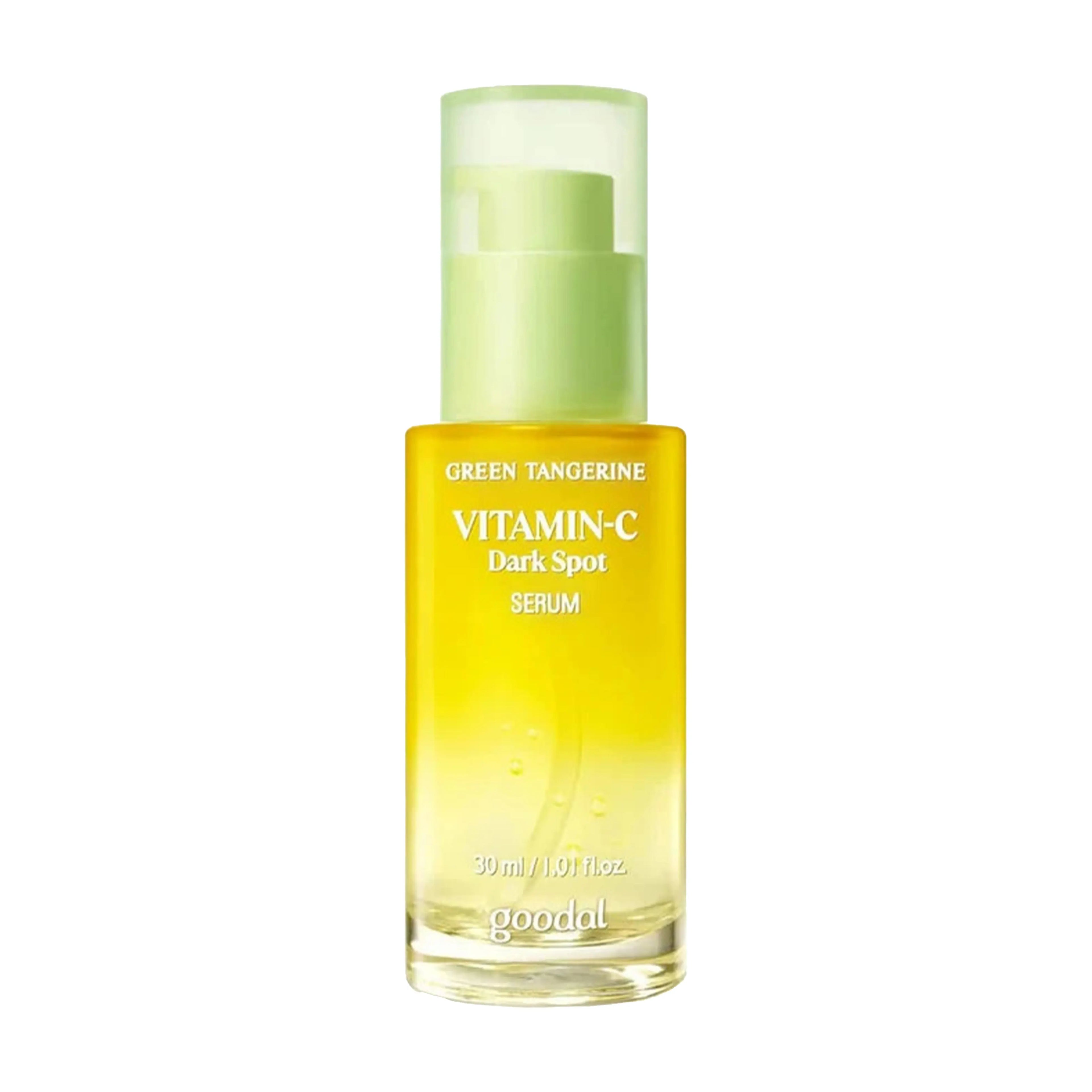 goodal Green Tangerine Vita C Dark Spot Care Serum Alpha 30ml vitamin c brightening serum designed to fade dark spots acne marks hyperpigmentation and improve uneven skin tone for clear radiant skin