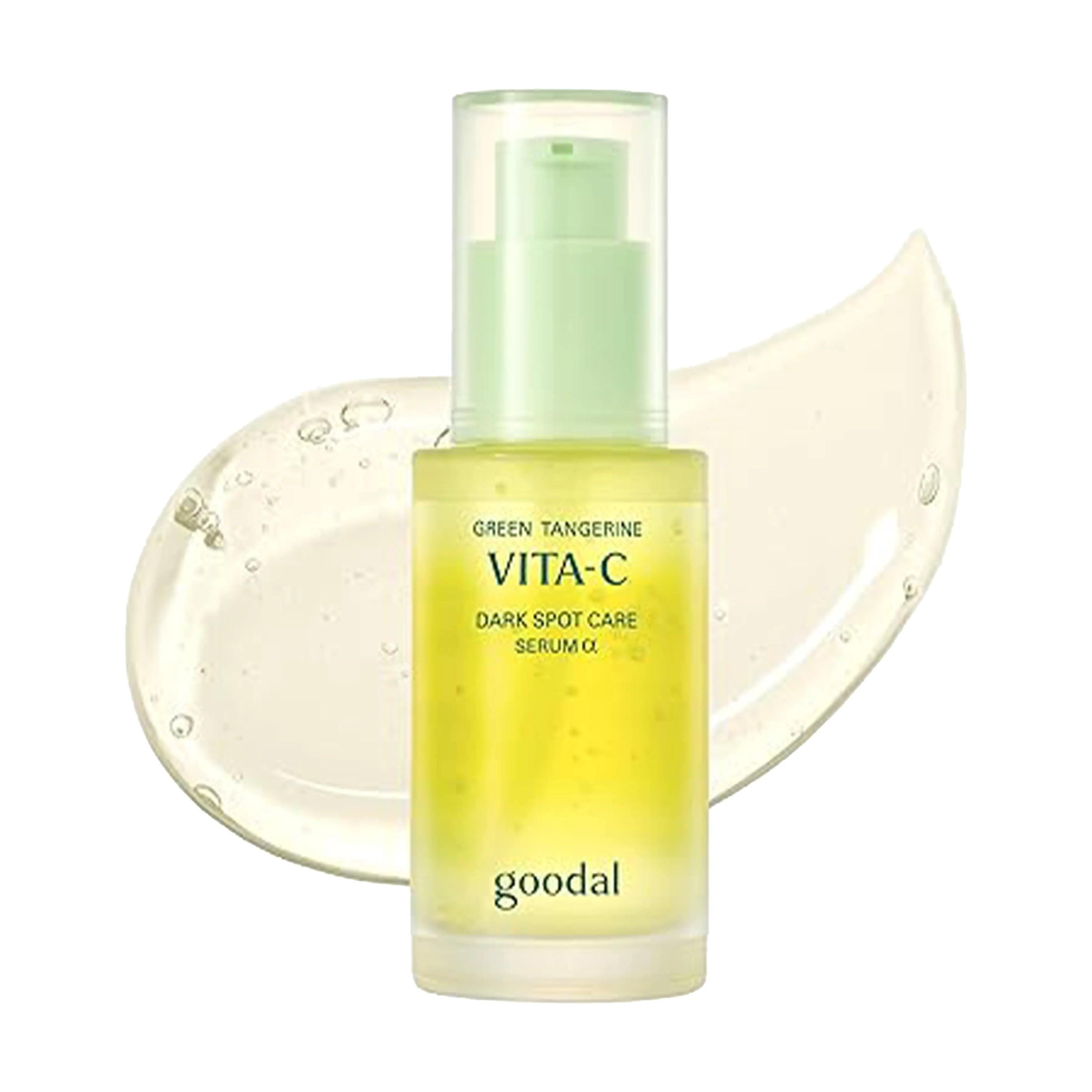 goodal Green Tangerine Vita C E TXA Serum 30ml brightening serum with vitamin c and tranexamic acid designed to reduce dark spots, acne marks, hyperpigmentation and improve uneven skin tone for clearer radiant skin