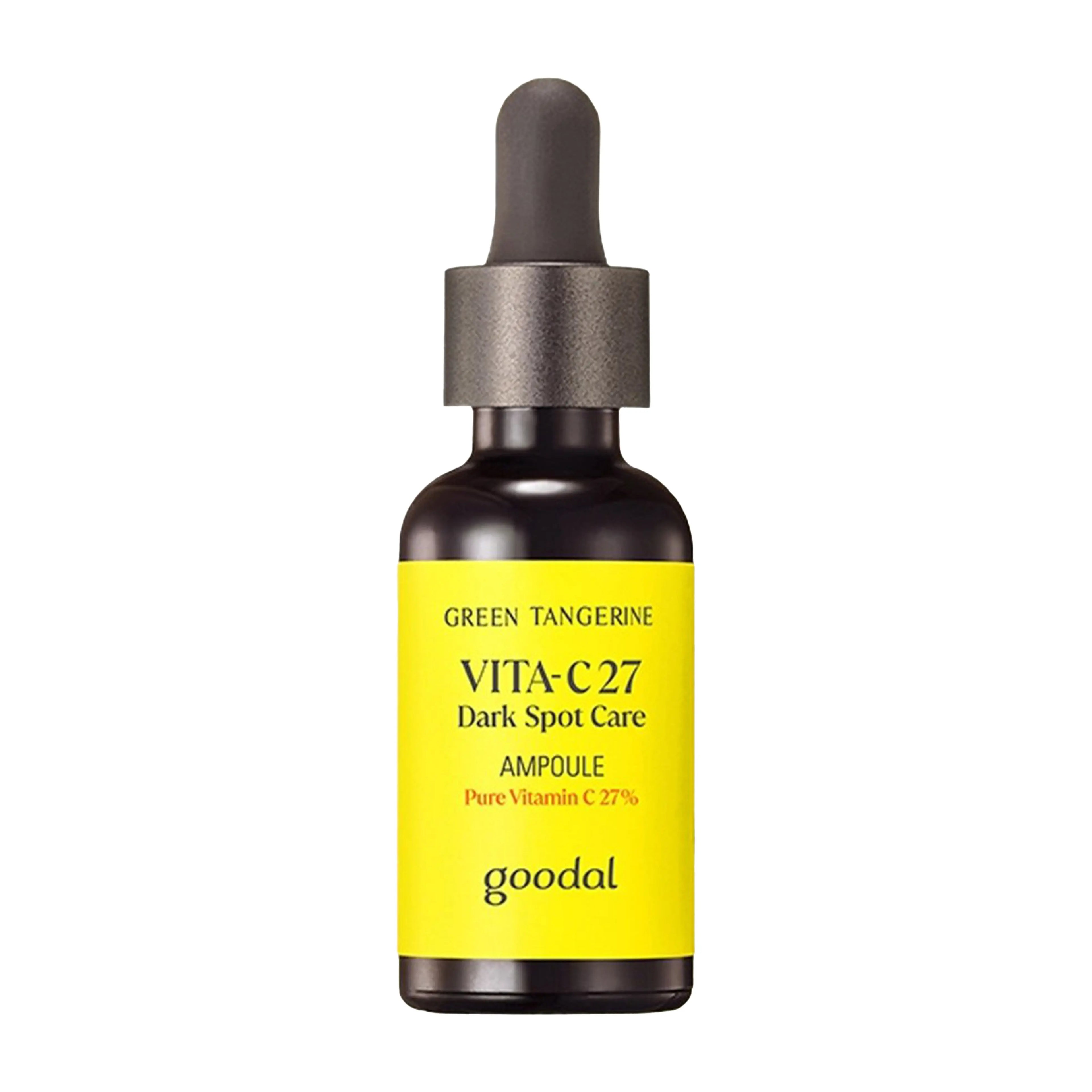 goodal Green Tangerine Vita C 27 Dark Spot Care Ampoule 16g for dark spots, freckles, uneven tone, and brightening glow
