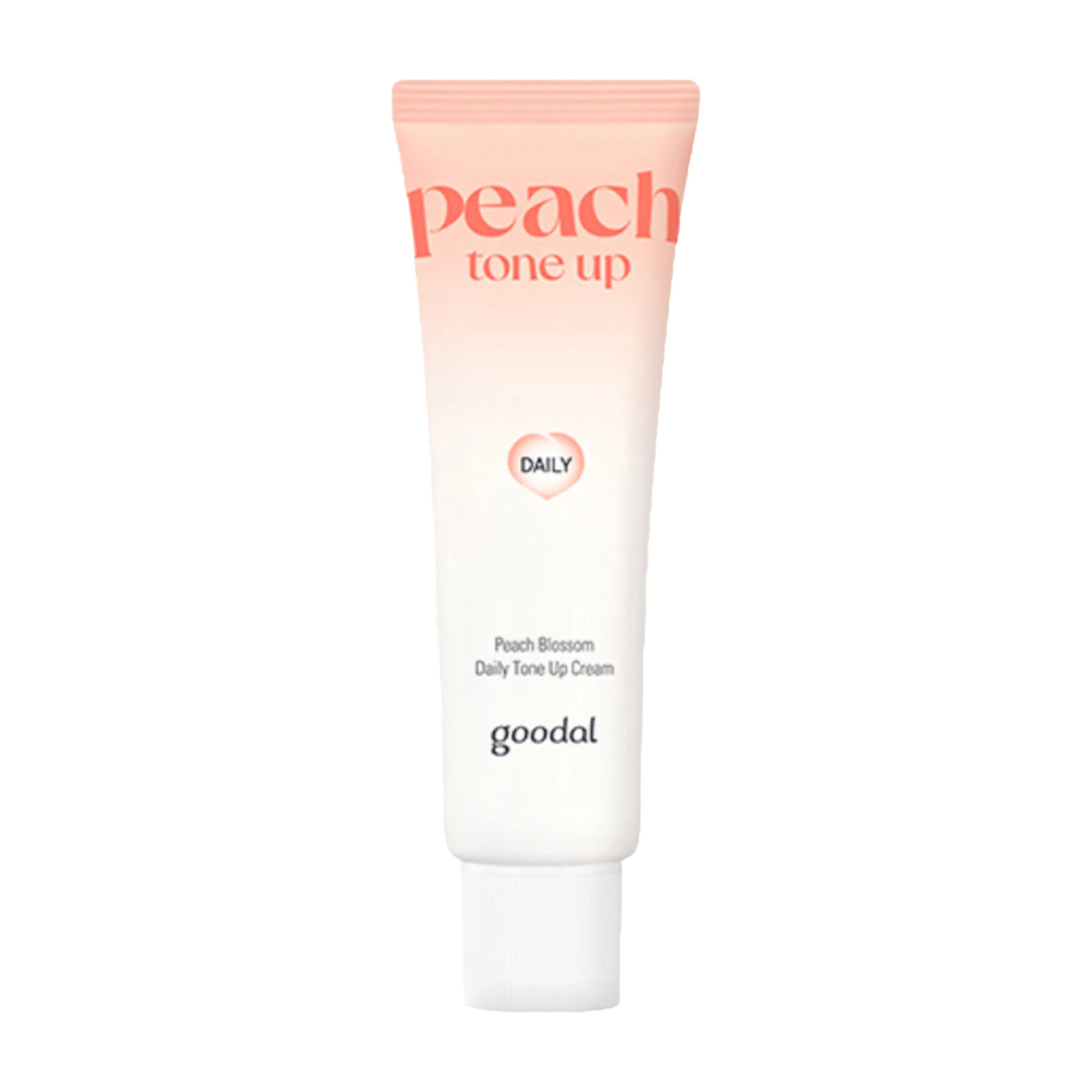 goodal Peach Blossom Daily Tone Up Cream 50ml brightening tone correcting cream designed to even skin tone reduce dullness and create natural radiant glow for no makeup look