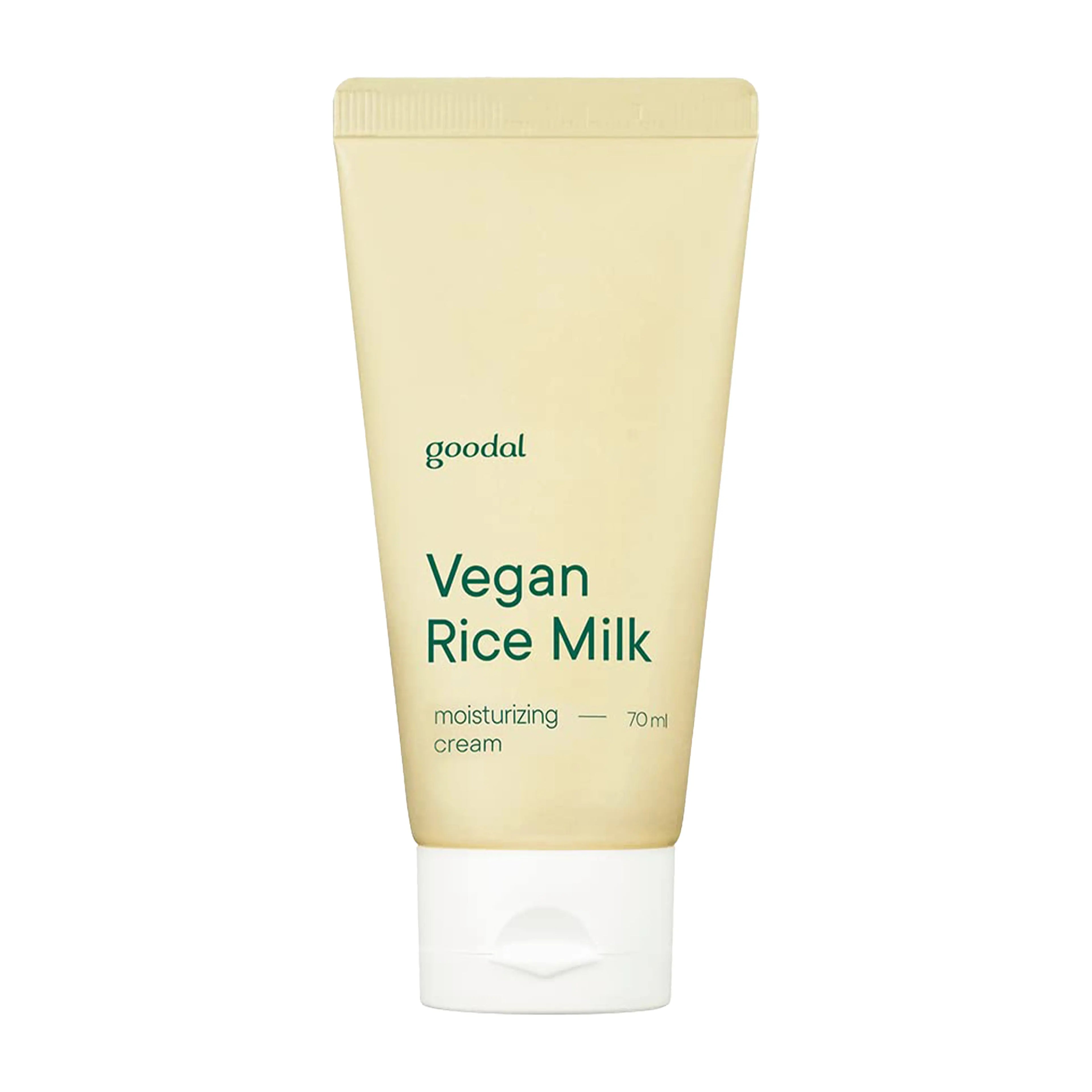 goodal Vegan Rice Milk Moisturizing Cream 70ml for dry skin, barrier care, ceramide moisture, and soft healthy glow