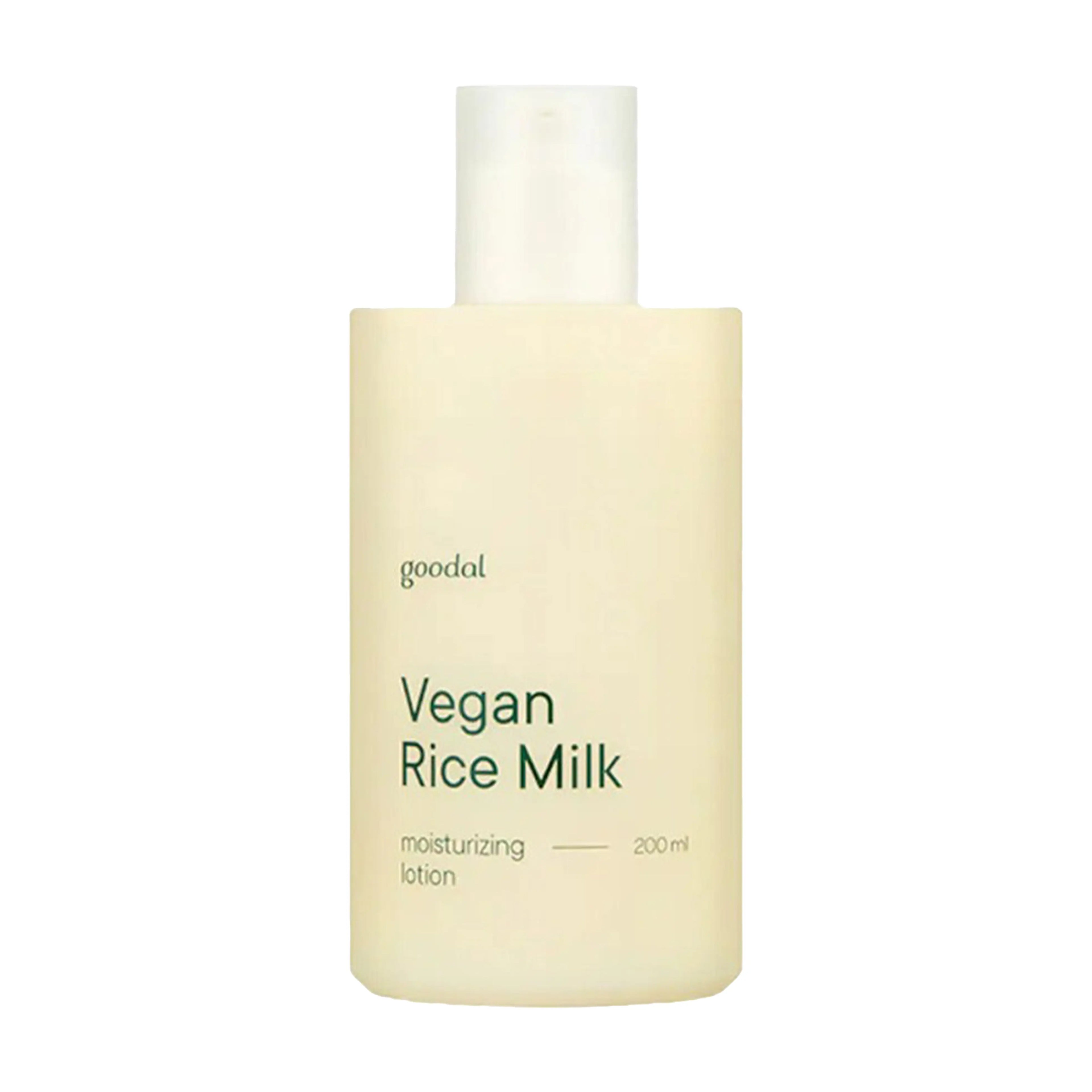 goodal Vegan Rice Milk Moisturizing Lotion 200ml for dry skin, barrier care, ceramide moisture, and lightweight hydration