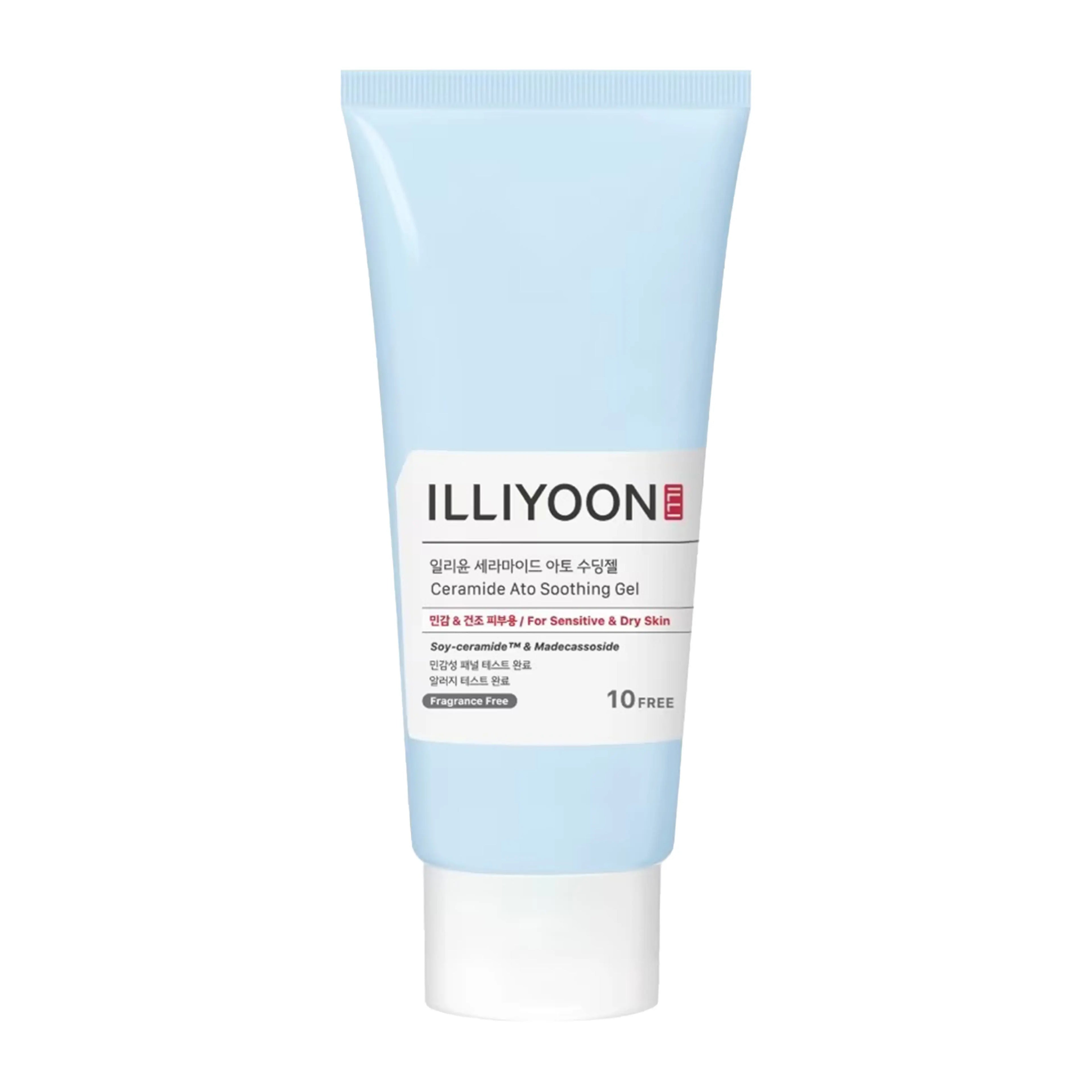 ILLIYOON Ceramide Ato Soothing Gel 175ml. K-beauty lightweight cooling gel with Ceramide Skin Complex™ for sensitive skin