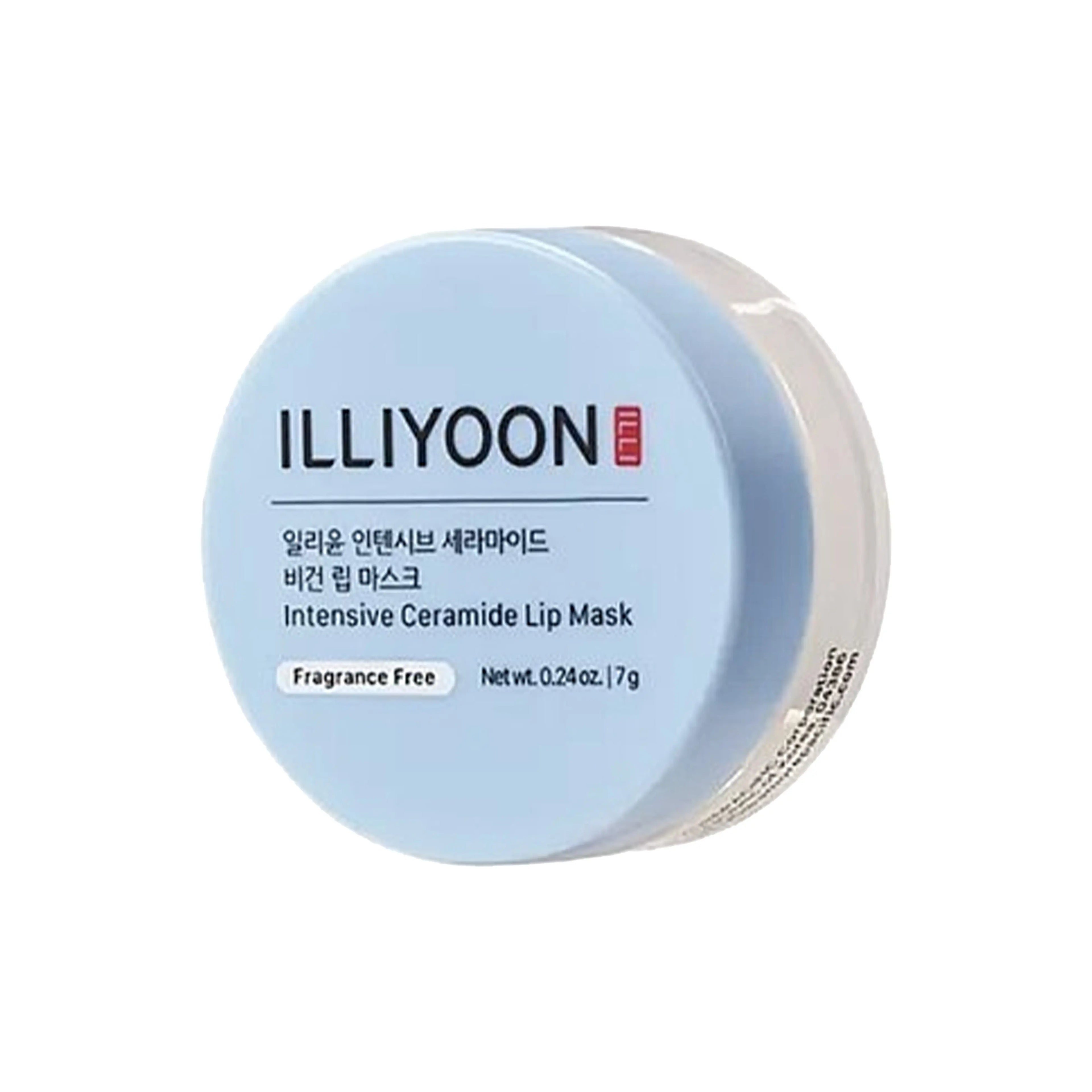 ILLIYOON Intensive Ceramide Vegan Lip Mask 7g. K-beauty overnight intensive lip care with Ceramide Skin Complex™ and vegan-certified formula