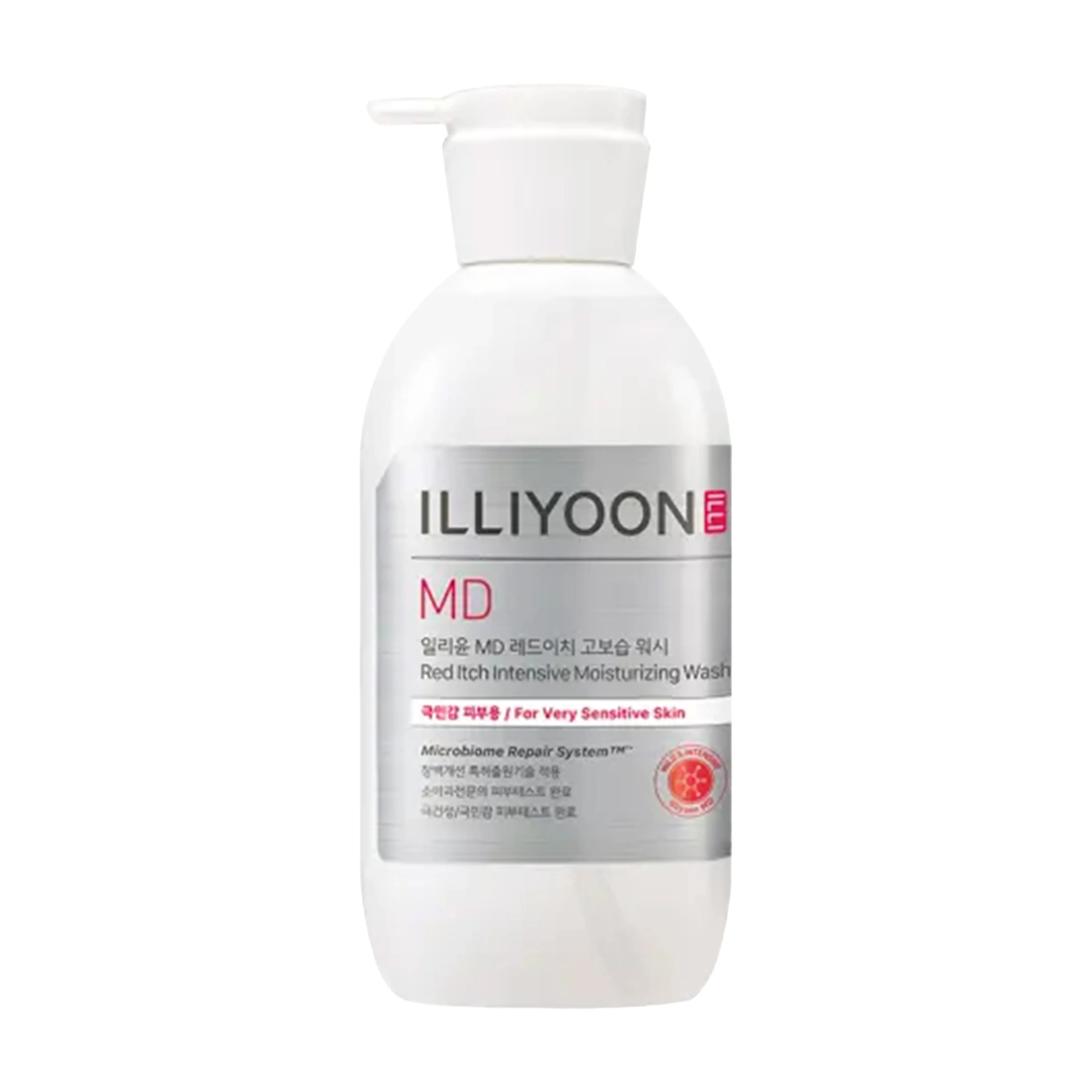 ILLIYOON Red Ichi Body Wash 470g. K-beauty itch-relief body wash with Ceramide Skin Complex™ and Perilla extract