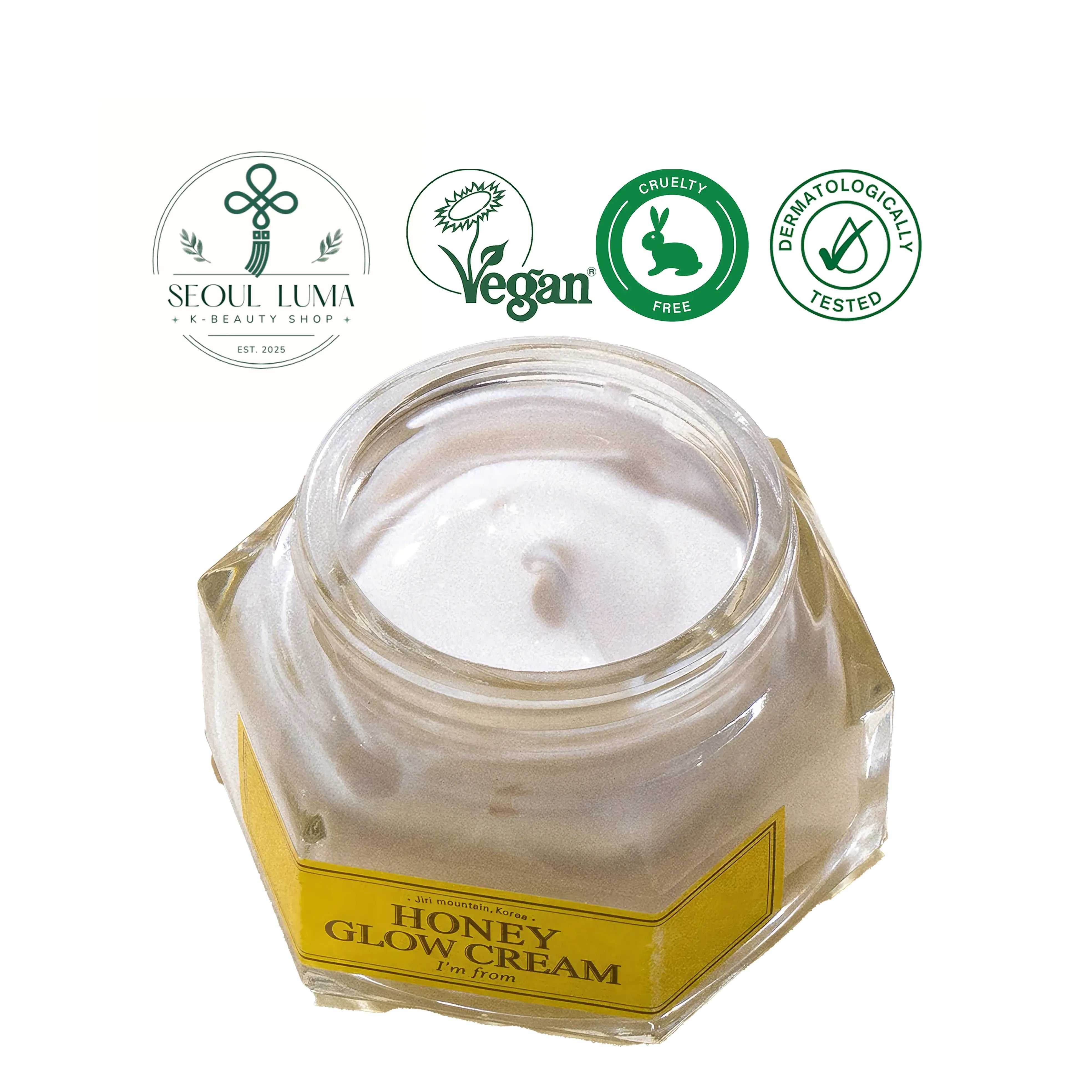 I'm From Honey Glow Cream - nourishing moisturizer with 30.63% Honey Glow Queen complex for dry, aging, and dull skin