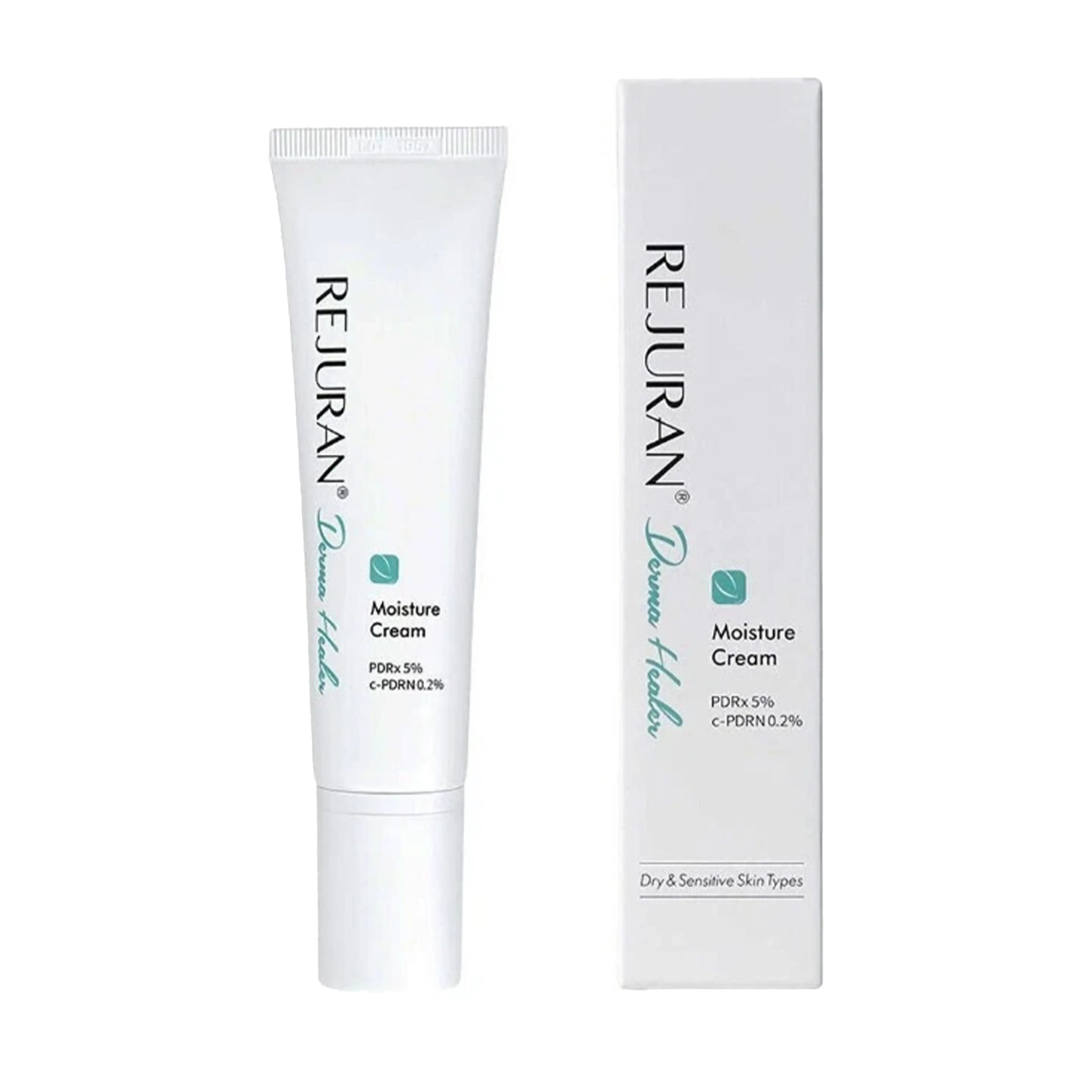Rejuran Derma Healer Moisture Cream 60g. Premium Korean skincare with c-PDRN for sensitive skin soothing and barrier repair.