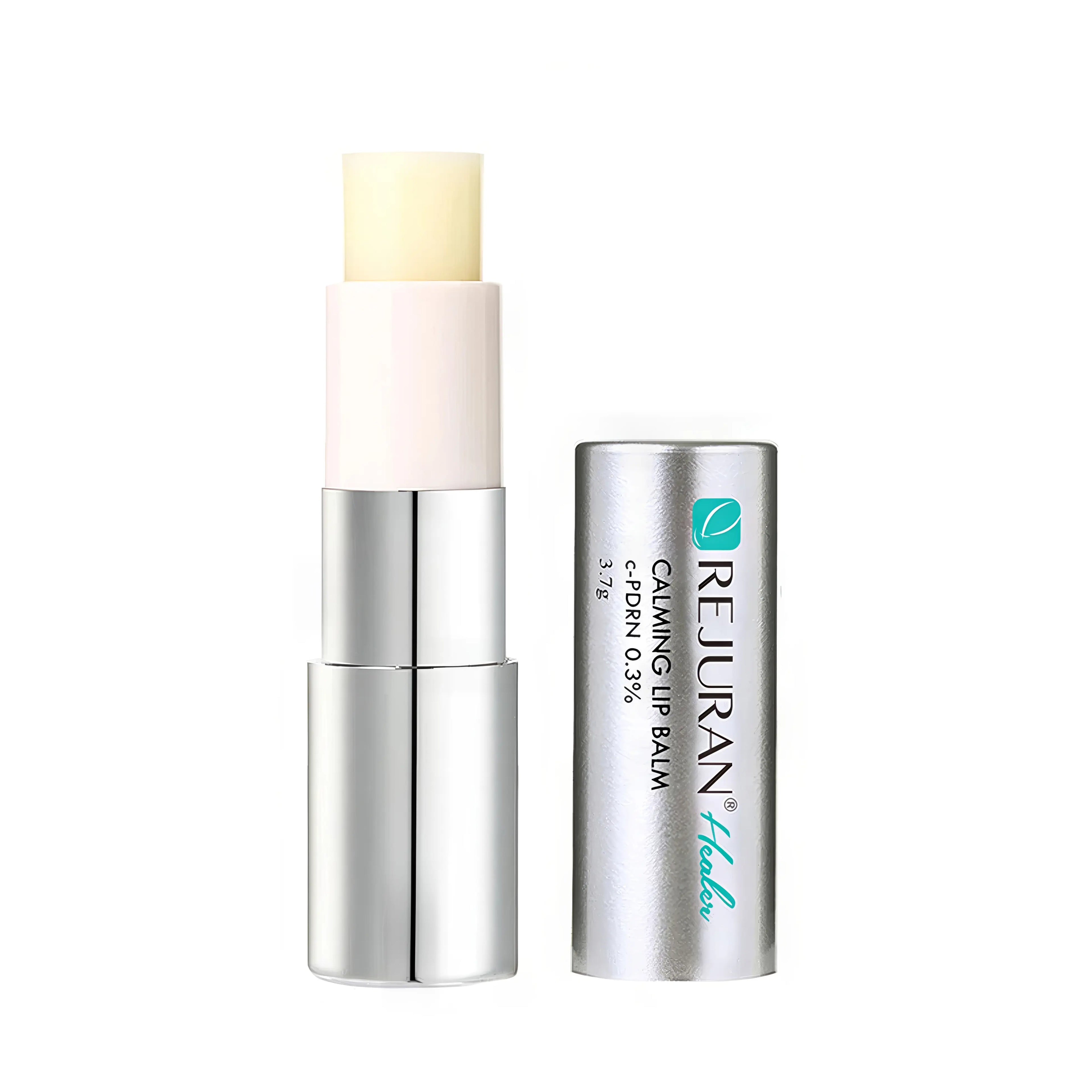 Rejuran Healer Calming Lip Balm 3.7g. Premium Korean skincare with c-PDRN 0.3% for intensive lip repair and healthy glow.