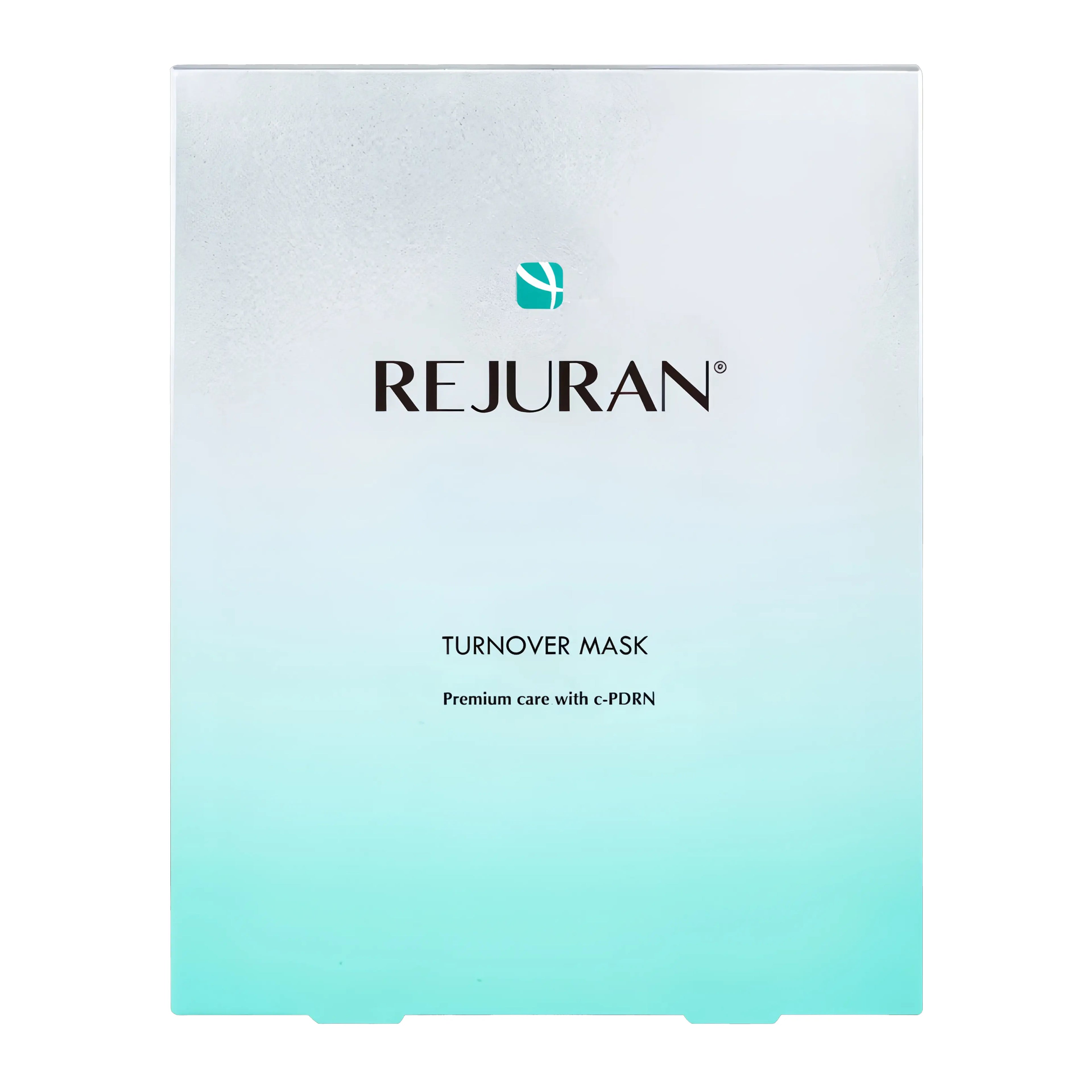 Rejuran Turnover Mask 40ml (5 Sheets). Premium Korean skincare with c-PDRN for intensive skin regeneration and glass skin glow.