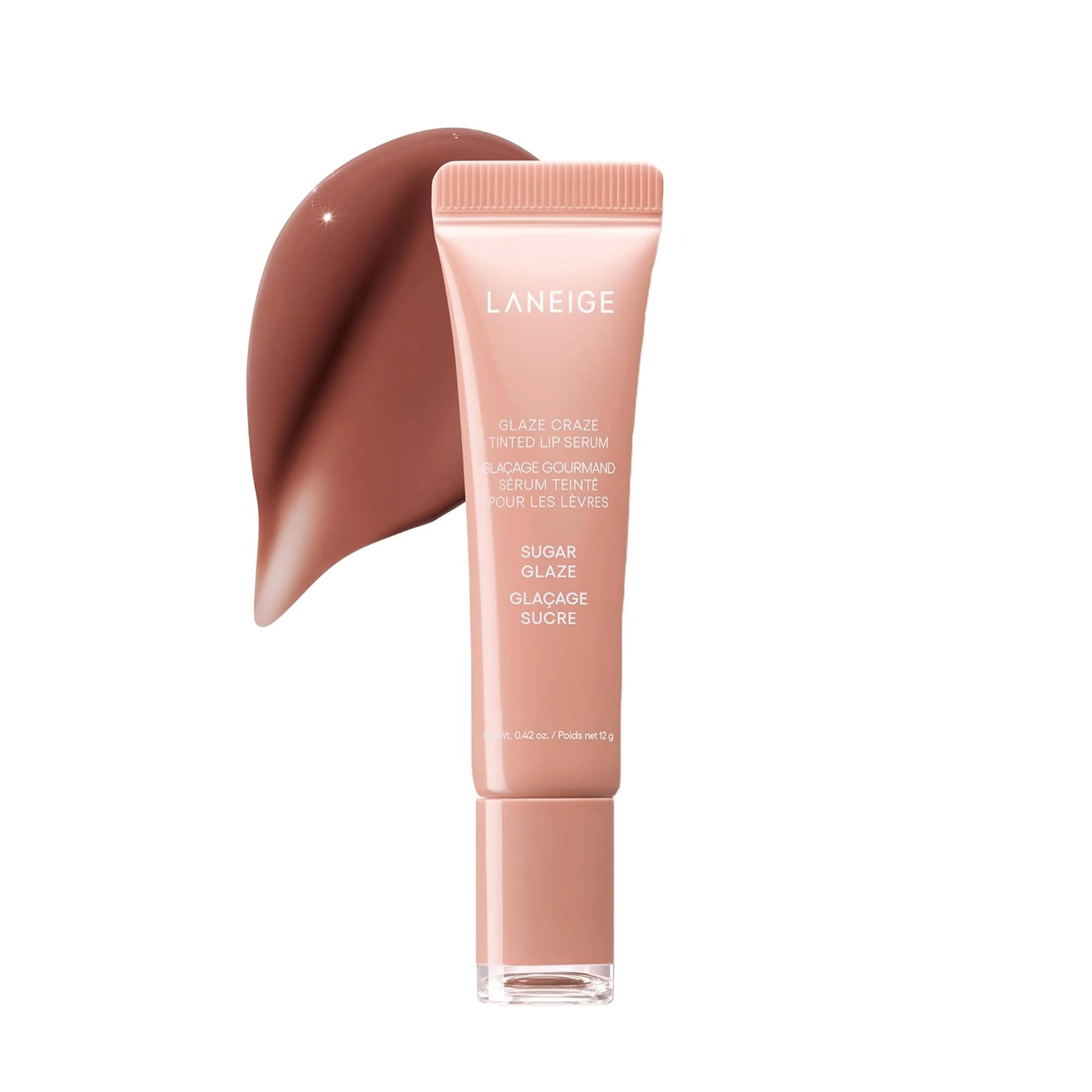 Laneige Glaze Craze Tinted Lip Serum 12g. A high-shine tinted lip treatment that provides intense hydration and a glass-like finish in 6 delicious colors.