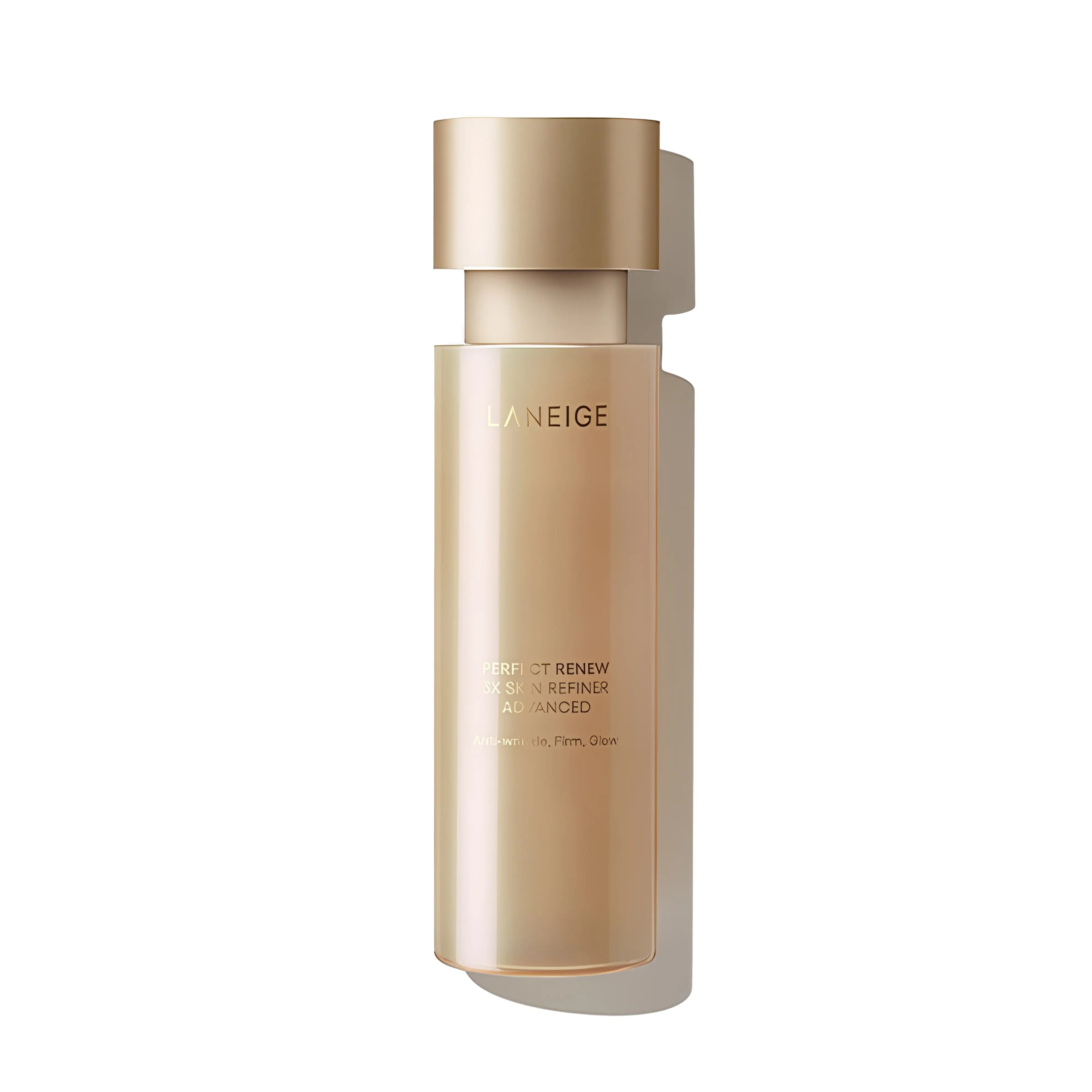 LANEIGE Perfect Renew 3X Skin Refiner Advanced 150ml, anti-aging toner with Retinol, Peptides, and Flavonoids to target wrinkles and firmness while refining skin texture for a radiant, hydrated complexion.
