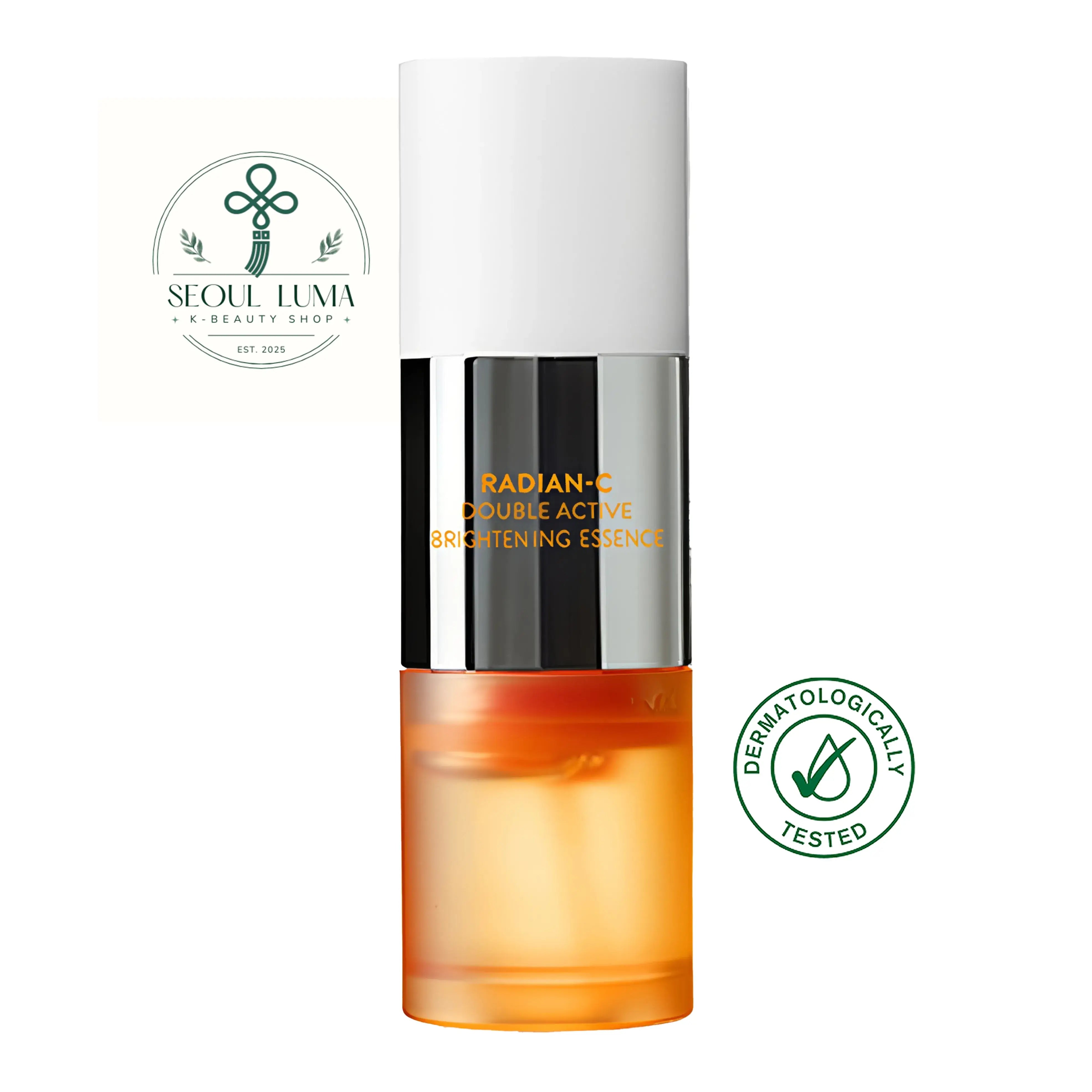 LANEIGE RADIAN-C Double Active Brightening Essence - dual-chamber essence with vitamin C and collagen complex for tired, dull, yellow-toned skin