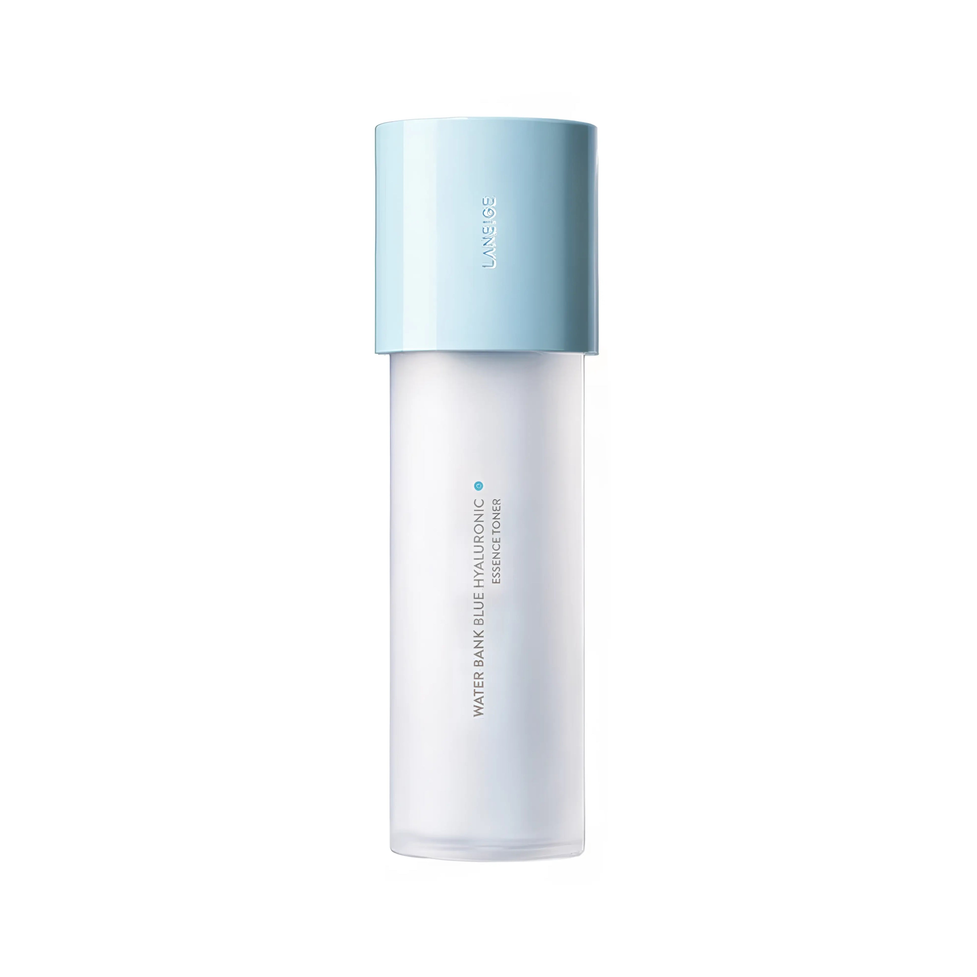 LANEIGE Water Bank Blue Hyaluronic Essence Toner 160ml for combination to oily skin, lightweight hydrating toner with micro Blue HA and PHA Soy-Yeast Complex to balance oil-moisture and gently exfoliate for smooth texture.
