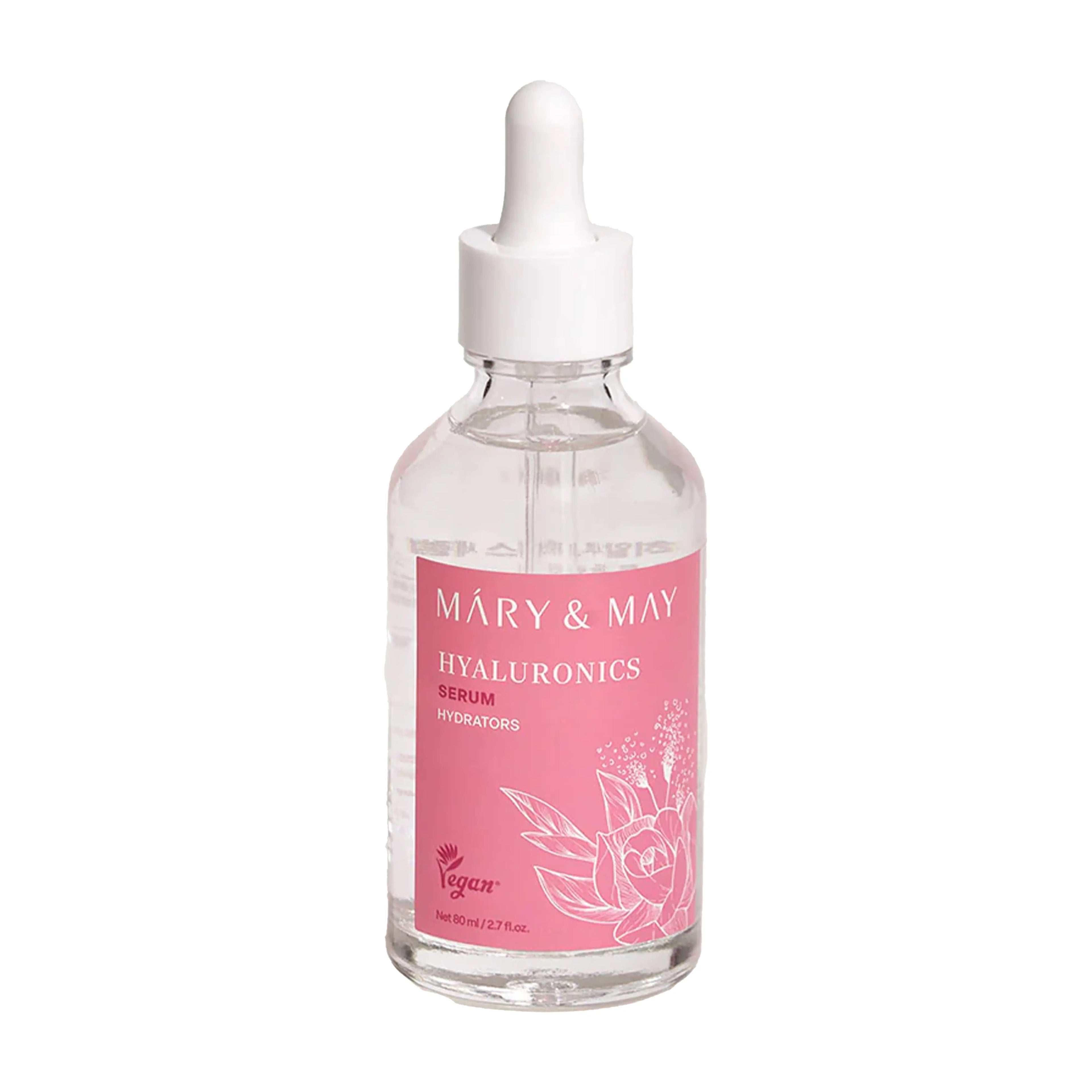 Mary&May Hyaluronics Serum 30ml. K-beauty intensive hydrating serum with 5 types of Hyaluronic Acid