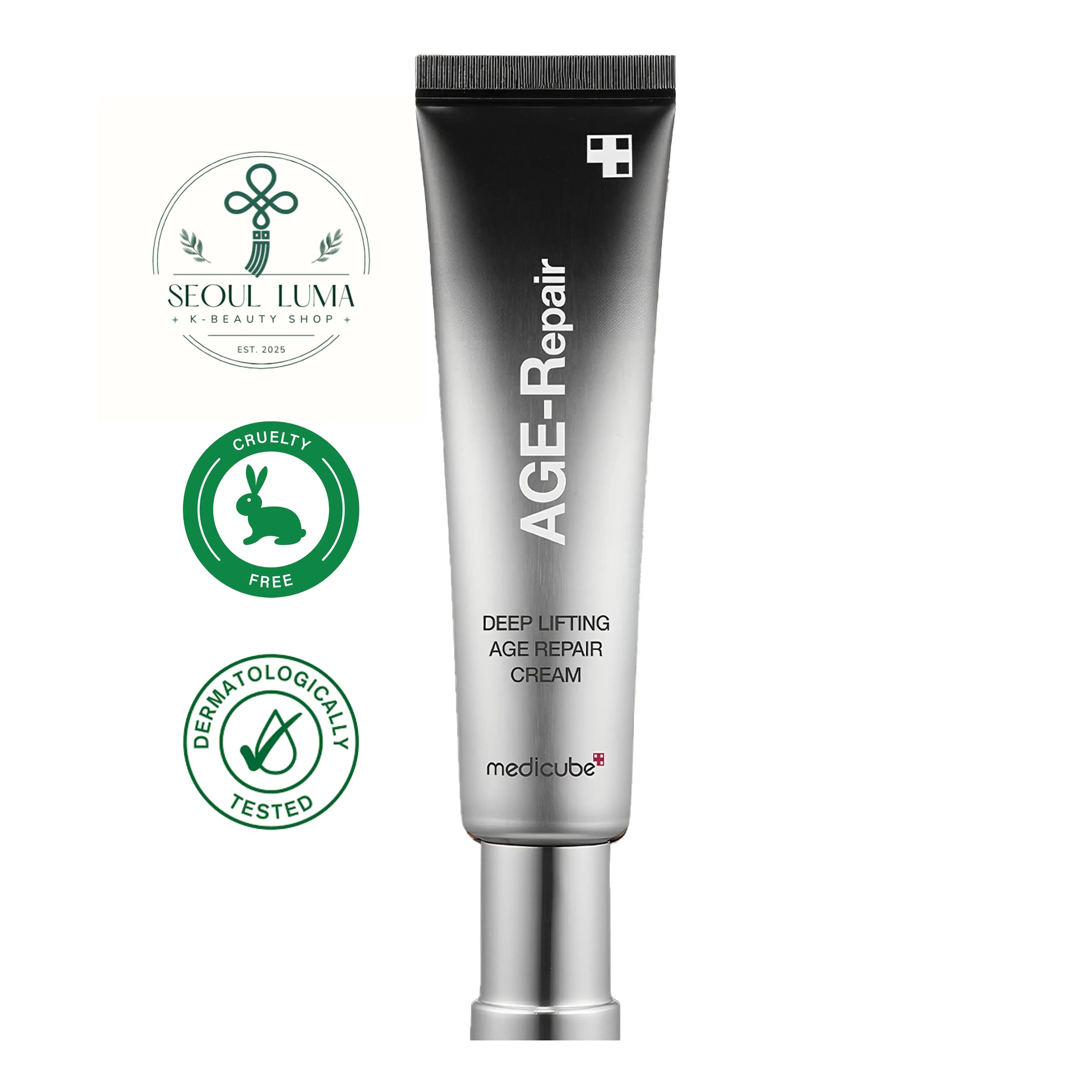MEDICUBE Deep Lifting Age Repair Cream with 20,000ppm peptide complex and 3D Tension Some technology for anti-aging