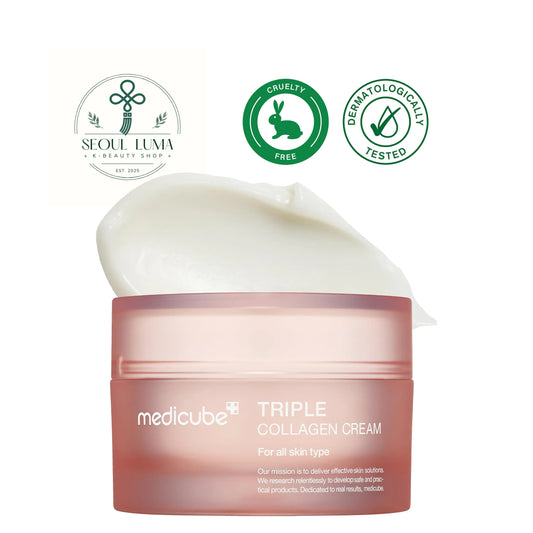 MEDICUBE Triple Collagen Cream 4.0 with French elastin and 16 patented ingredients for anti-aging