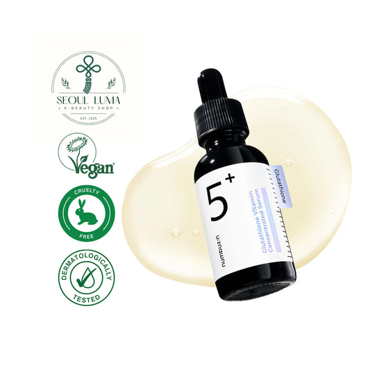 NUMBUZIN No.5 Vitamin Concentrated Serum with 4% tranexamic acid, 5% niacinamide, glutathione, vitamin C, and vaccinium berry extract for brightening and dark spot treatment