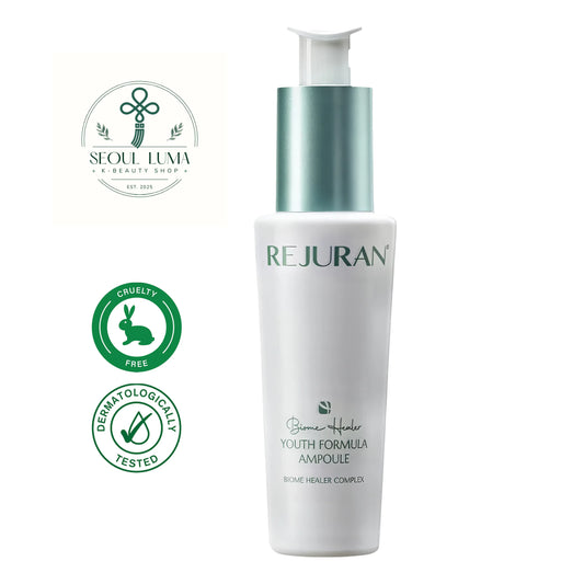 REJURAN Biome Healer Youth Formula Ampoule with c-PDRN and 4-probiotic complex for microbiome restoration and anti-aging