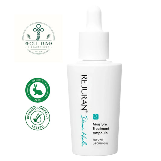 REJURAN Derma Healer Moisture Treatment Ampoule with PDRx complex for intensive hydration and barrier repair
