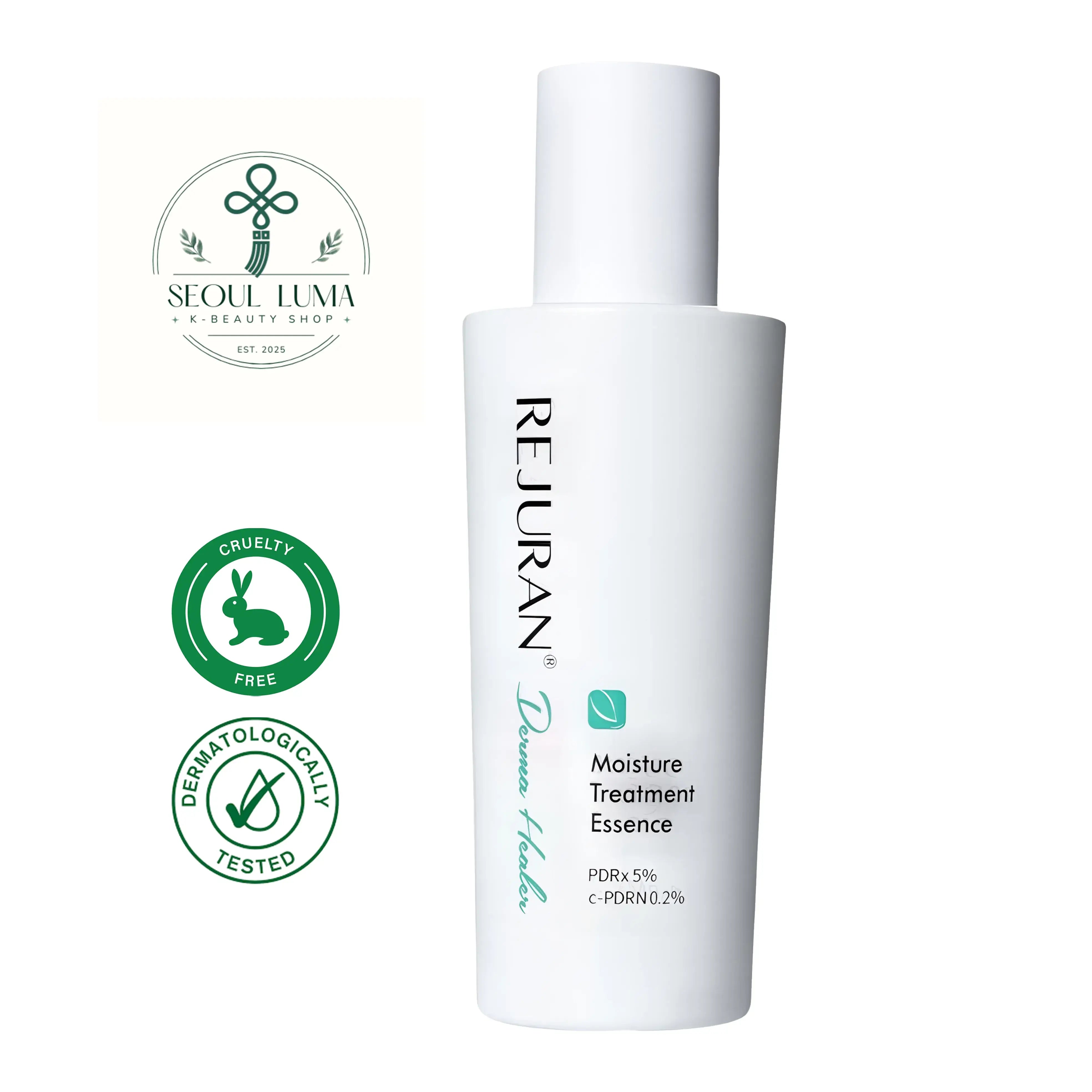 REJURAN Derma Healer Moisture Treatment Essence with PDRx technology and 300,000 micro oil drops for intensive hydration