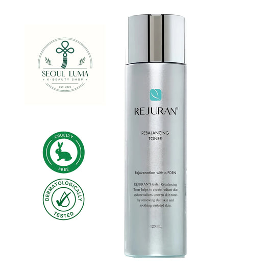 REJURAN Healer Rebalancing Toner with c-PDRN and Tea Tree Extract for oil-moisture balance and pore refinement