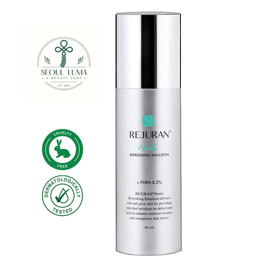 REJURAN Healer Refreshing Emulsion with c-PDRN and botanical extracts for lightweight hydration and oil-water balance