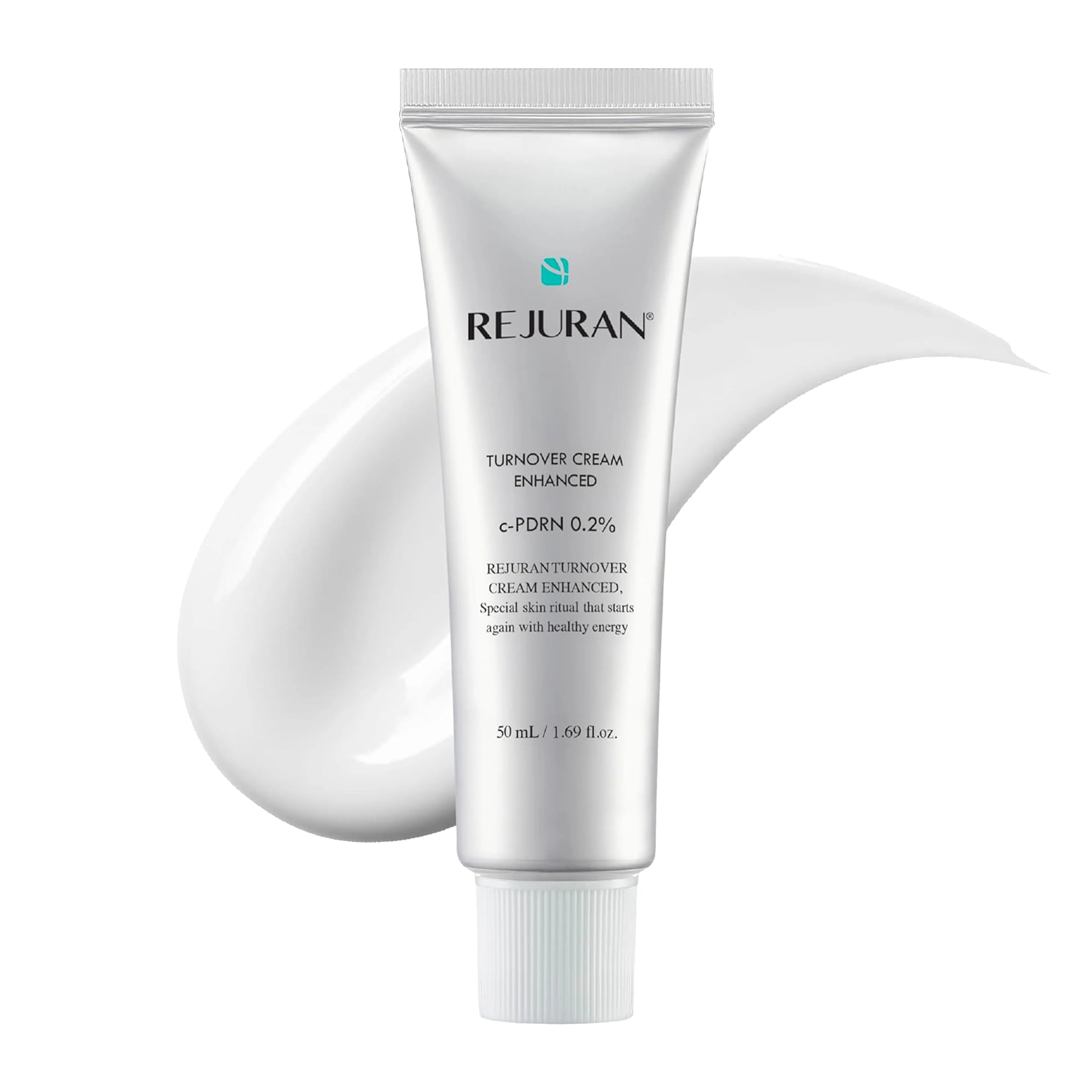 REJURAN Turnover Cream Enhanced 50ml. Intensive K-beauty regenerating cream for deep repair and anti-aging
