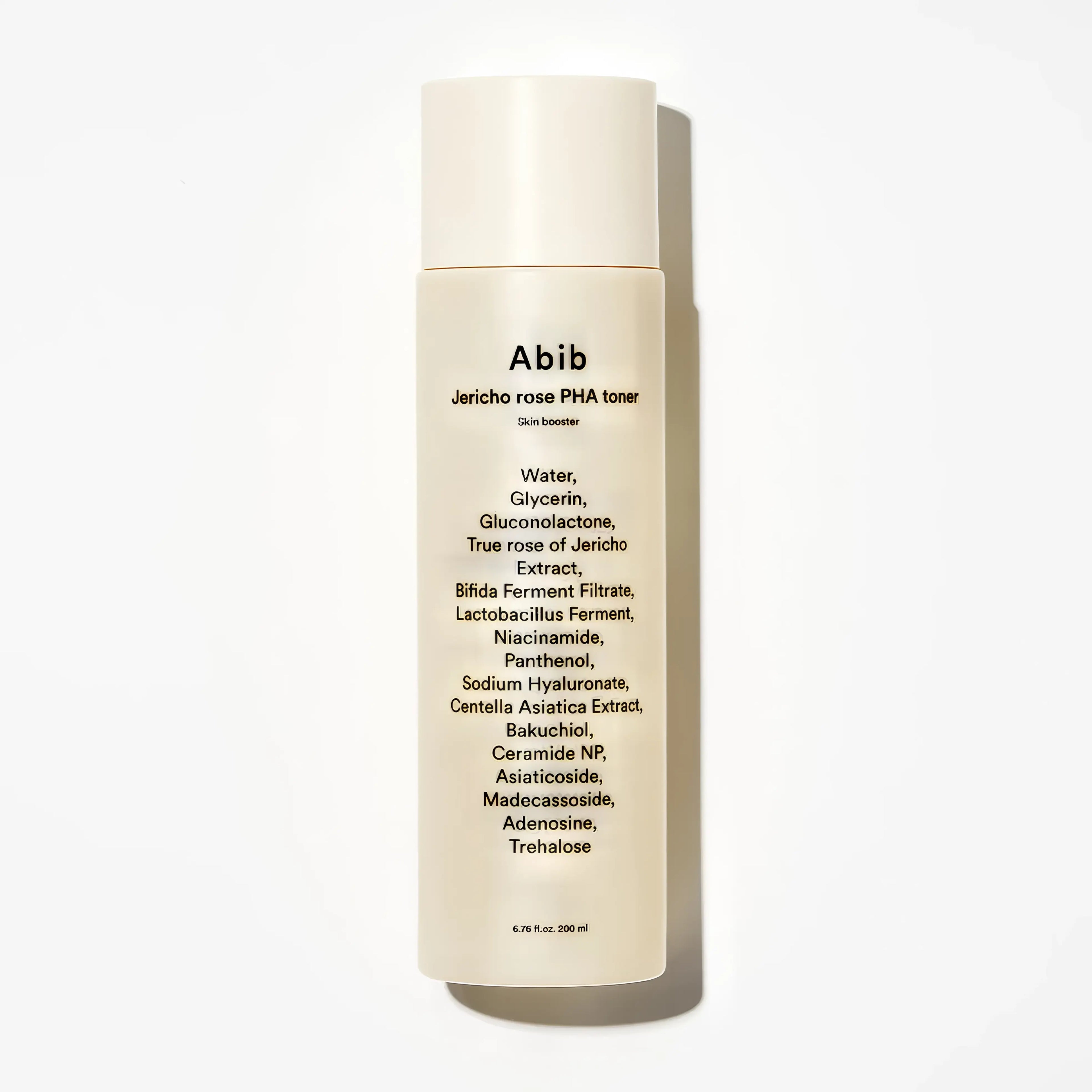 Abib Jericho Rose PHA Toner Skin Booster 200ml with gentle PHA exfoliation for removing dead skin cells, hydrating dry sensitive skin, improving skin texture and achieving smooth radiant complexion - Korean beauty toner for sensitive skin and dullness
